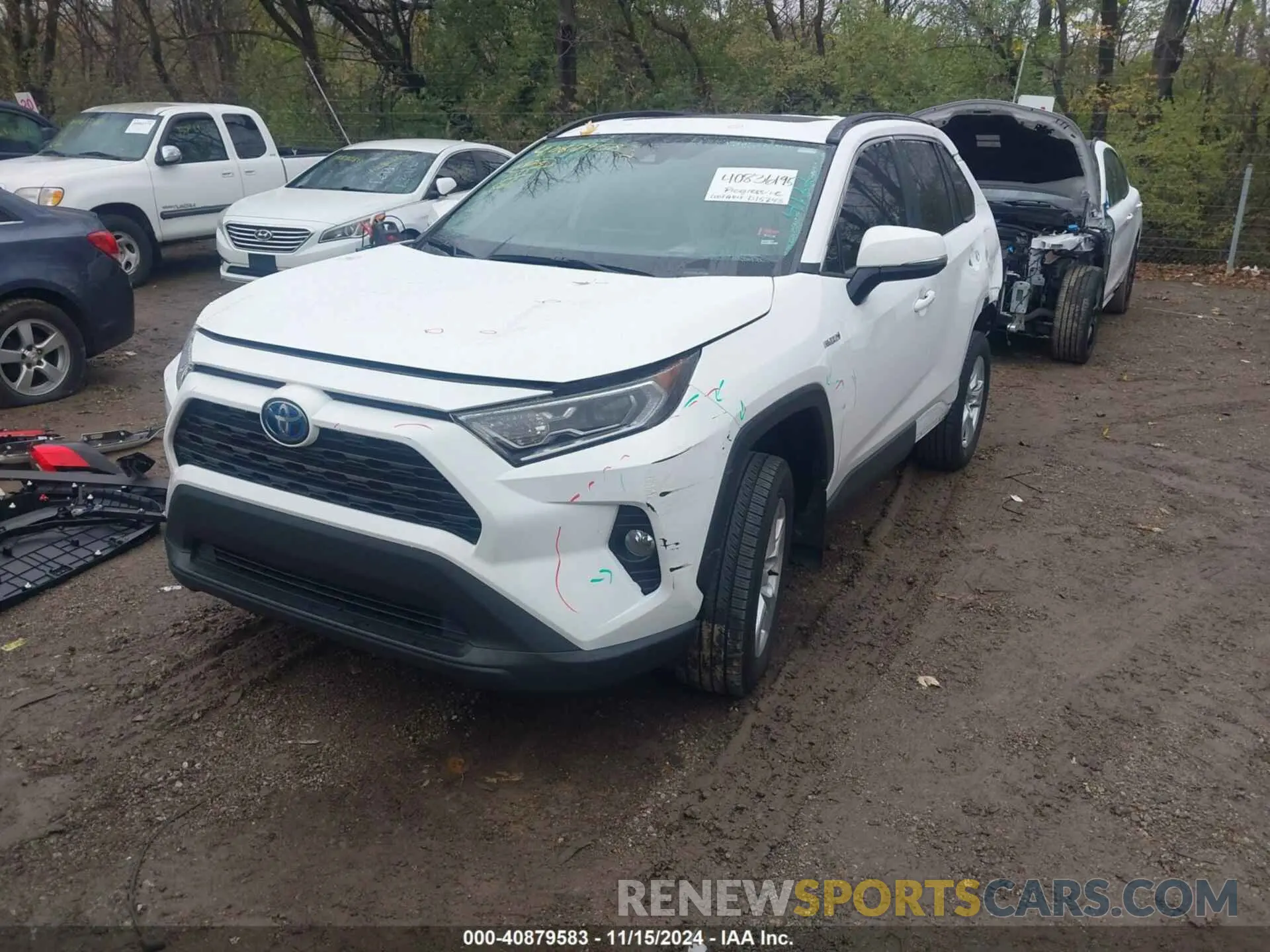 2 Photograph of a damaged car 4T3RWRFVXLU004912 TOYOTA RAV4 HYBRID 2020
