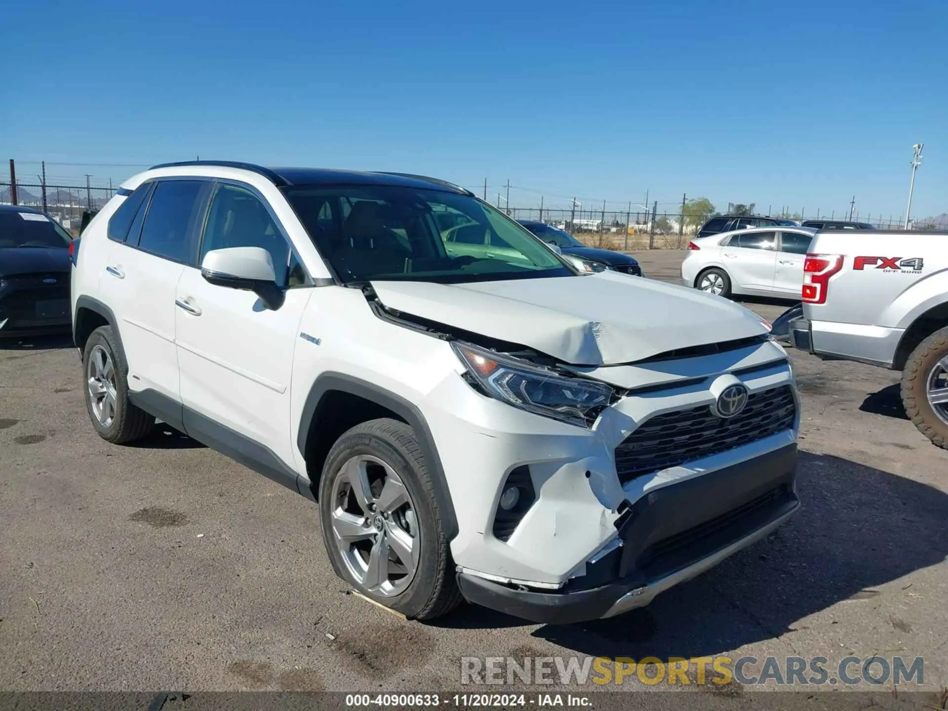 6 Photograph of a damaged car JTMD6RFV8LD501092 TOYOTA RAV4 HYBRID 2020