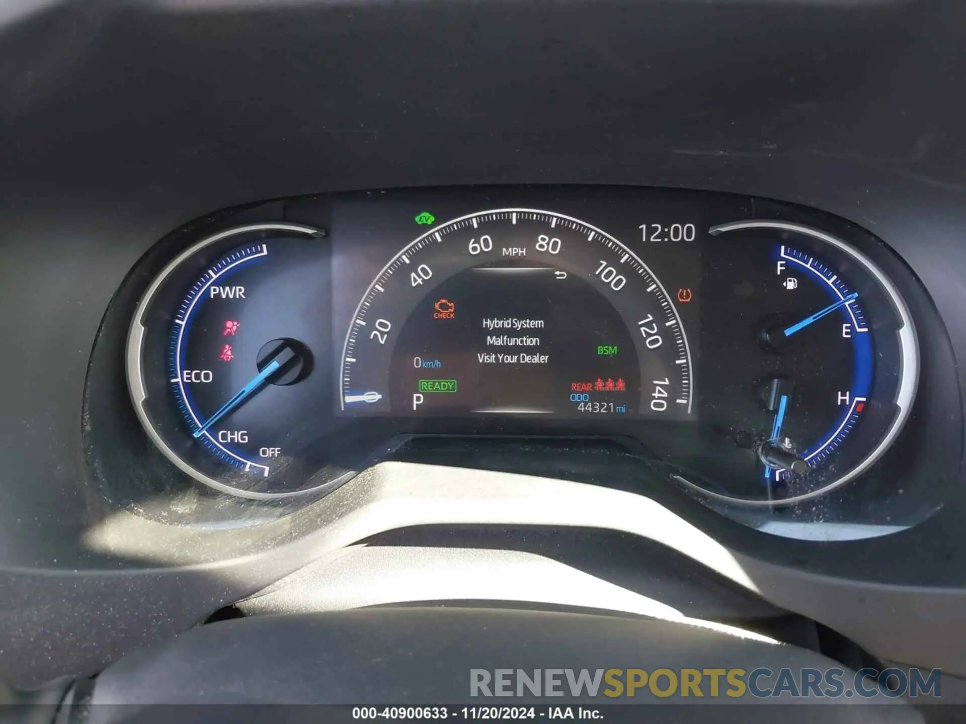 7 Photograph of a damaged car JTMD6RFV8LD501092 TOYOTA RAV4 HYBRID 2020