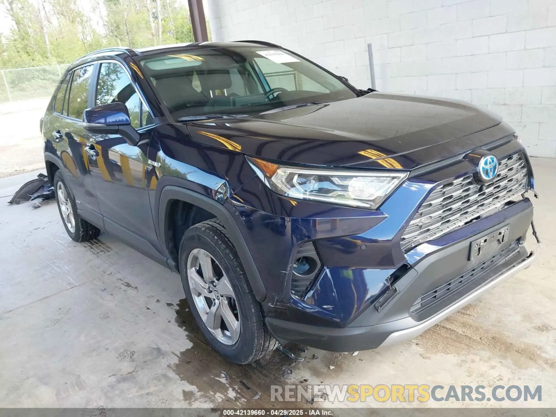 1 Photograph of a damaged car JTMDWRFV4LD527463 TOYOTA RAV4 HYBRID 2020