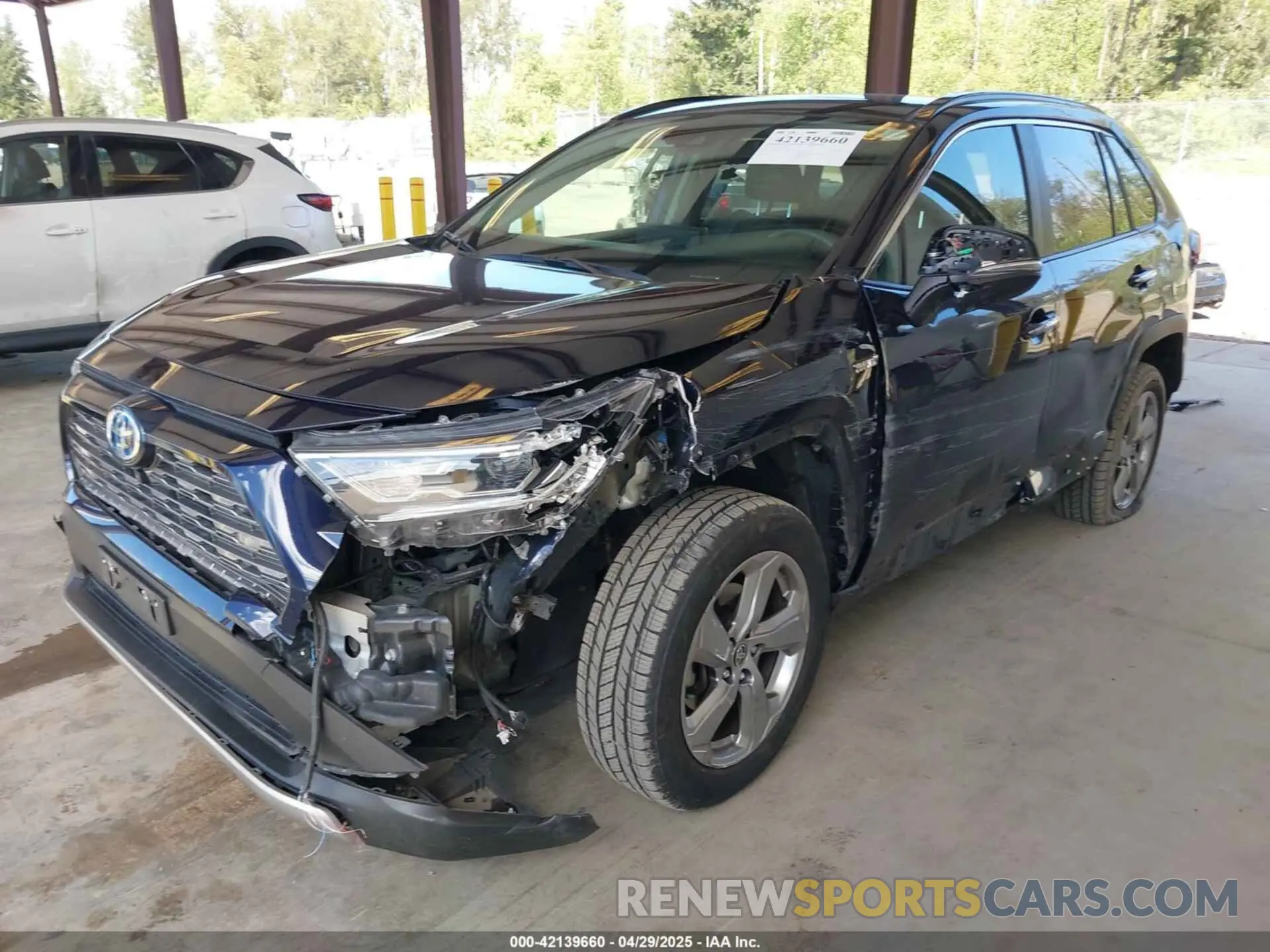 2 Photograph of a damaged car JTMDWRFV4LD527463 TOYOTA RAV4 HYBRID 2020