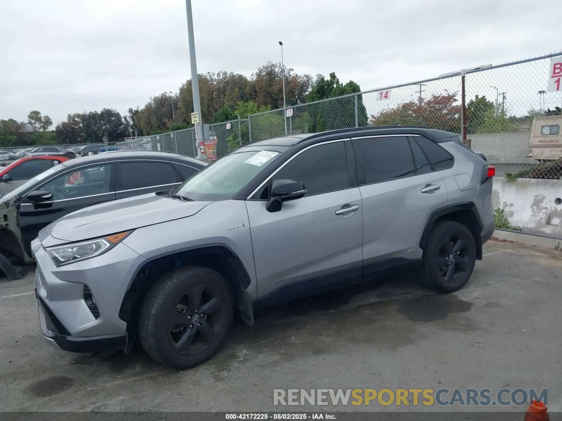 14 Фотография поврежденного автомобиля JTMEWRFV2LD543276 TOYOTA RAV4 HYBRID 2020