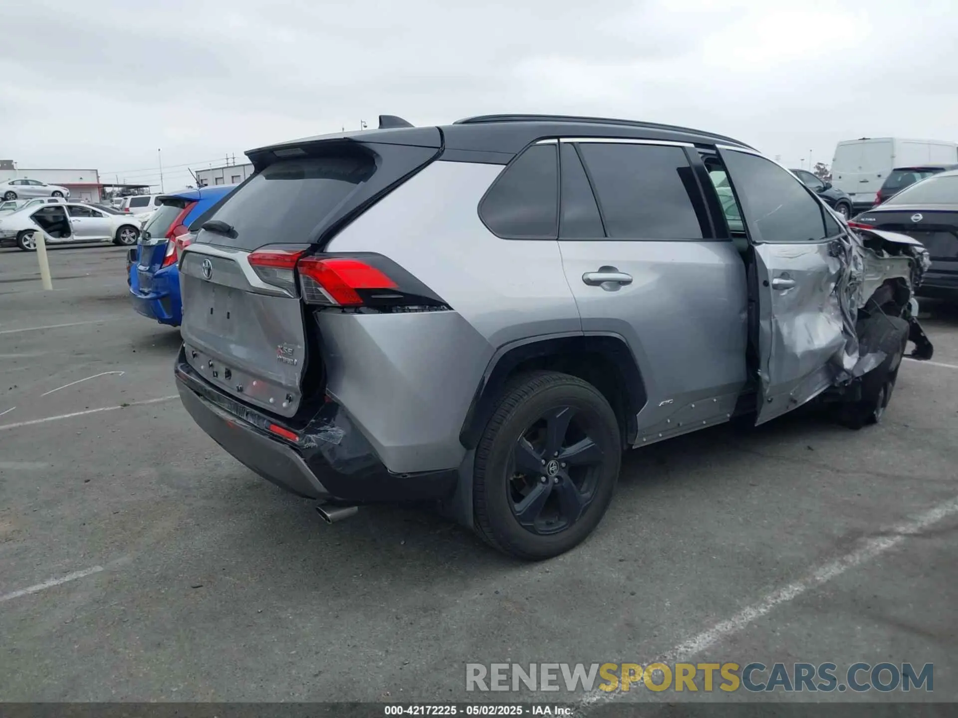 4 Фотография поврежденного автомобиля JTMEWRFV2LD543276 TOYOTA RAV4 HYBRID 2020
