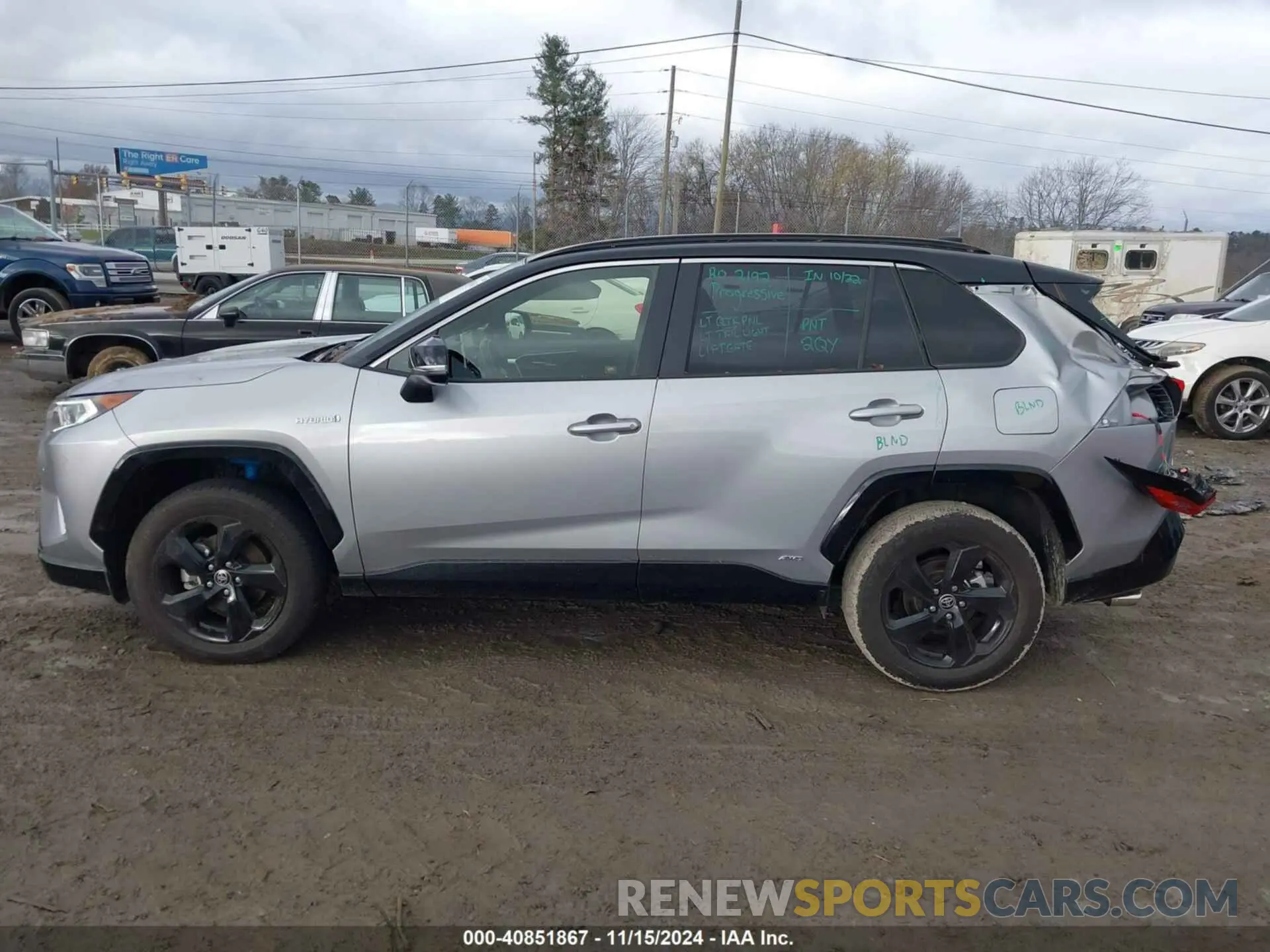 14 Фотография поврежденного автомобиля JTMEWRFV2LJ038369 TOYOTA RAV4 HYBRID 2020