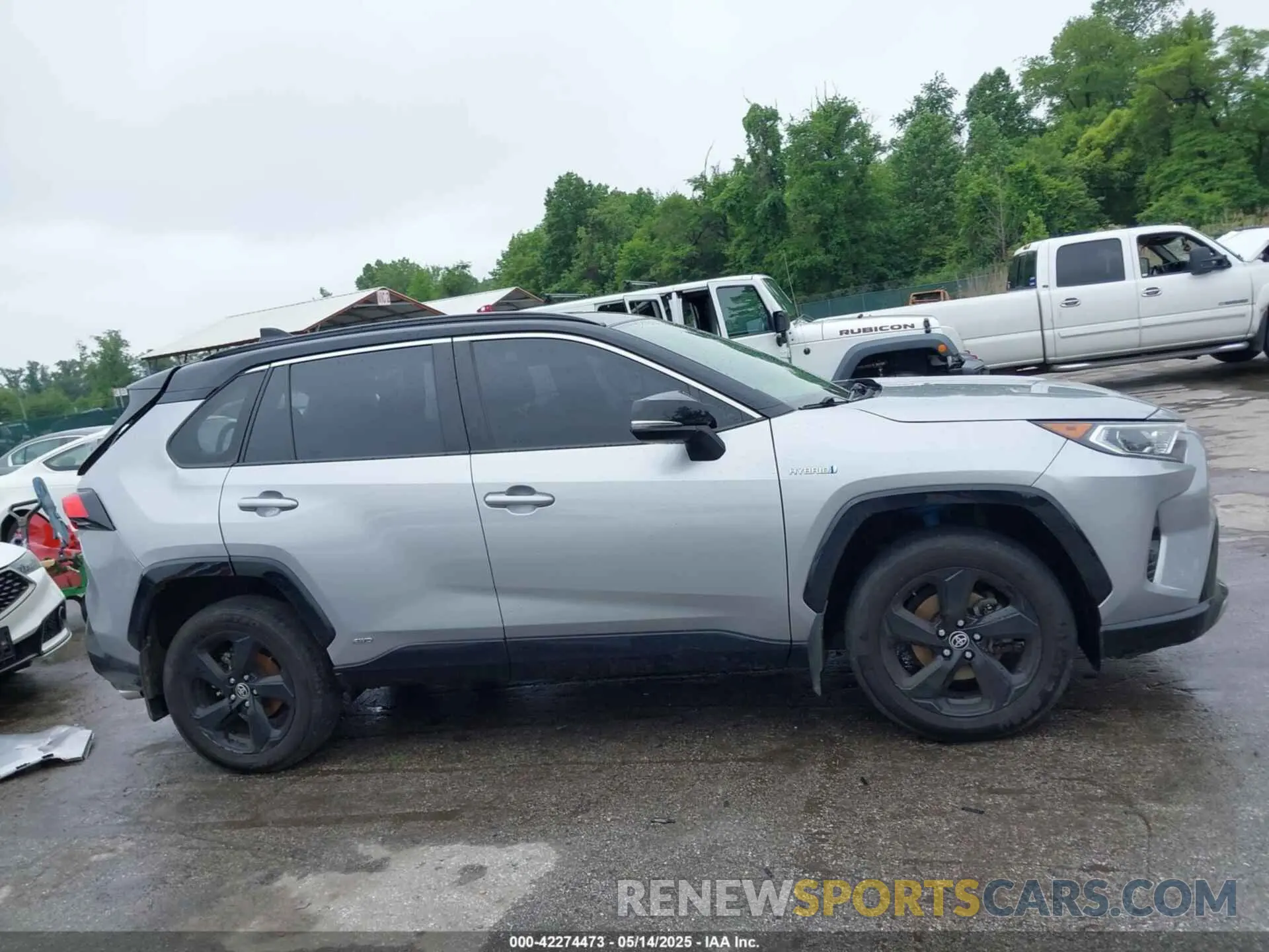 14 Фотография поврежденного автомобиля JTMEWRFV2LJ048285 TOYOTA RAV4 HYBRID 2020