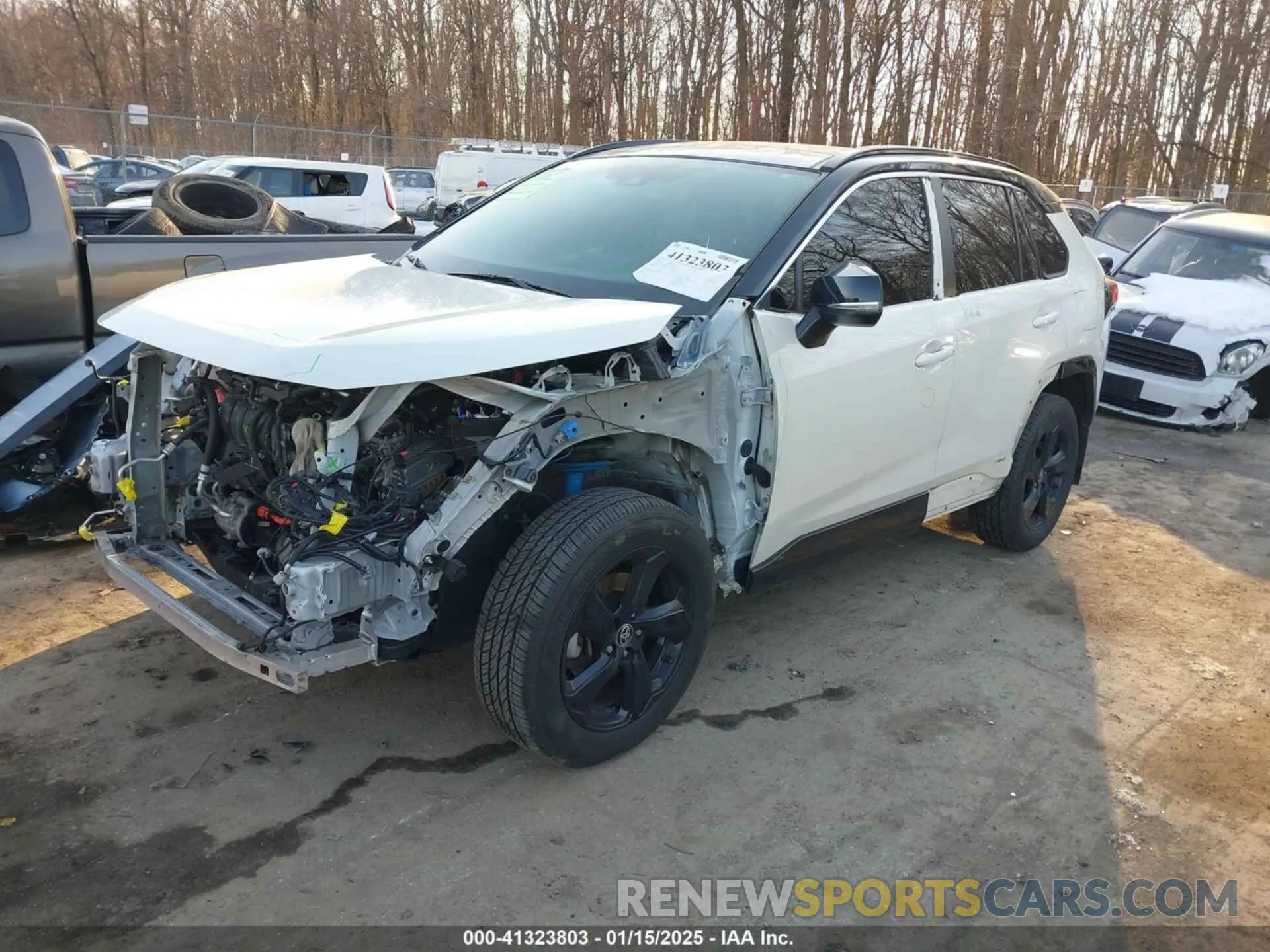 2 Photograph of a damaged car JTMEWRFV6LJ040724 TOYOTA RAV4 HYBRID 2020