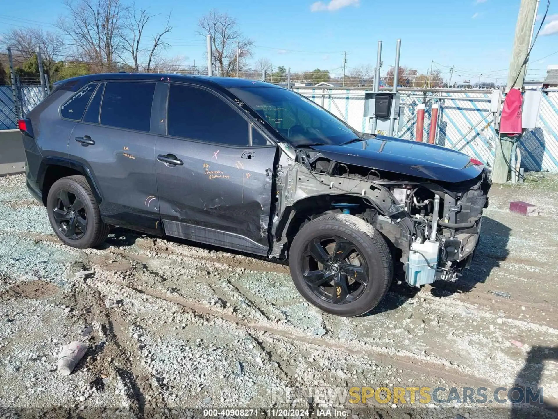 1 Photograph of a damaged car JTMEWRFV9LD541749 TOYOTA RAV4 HYBRID 2020