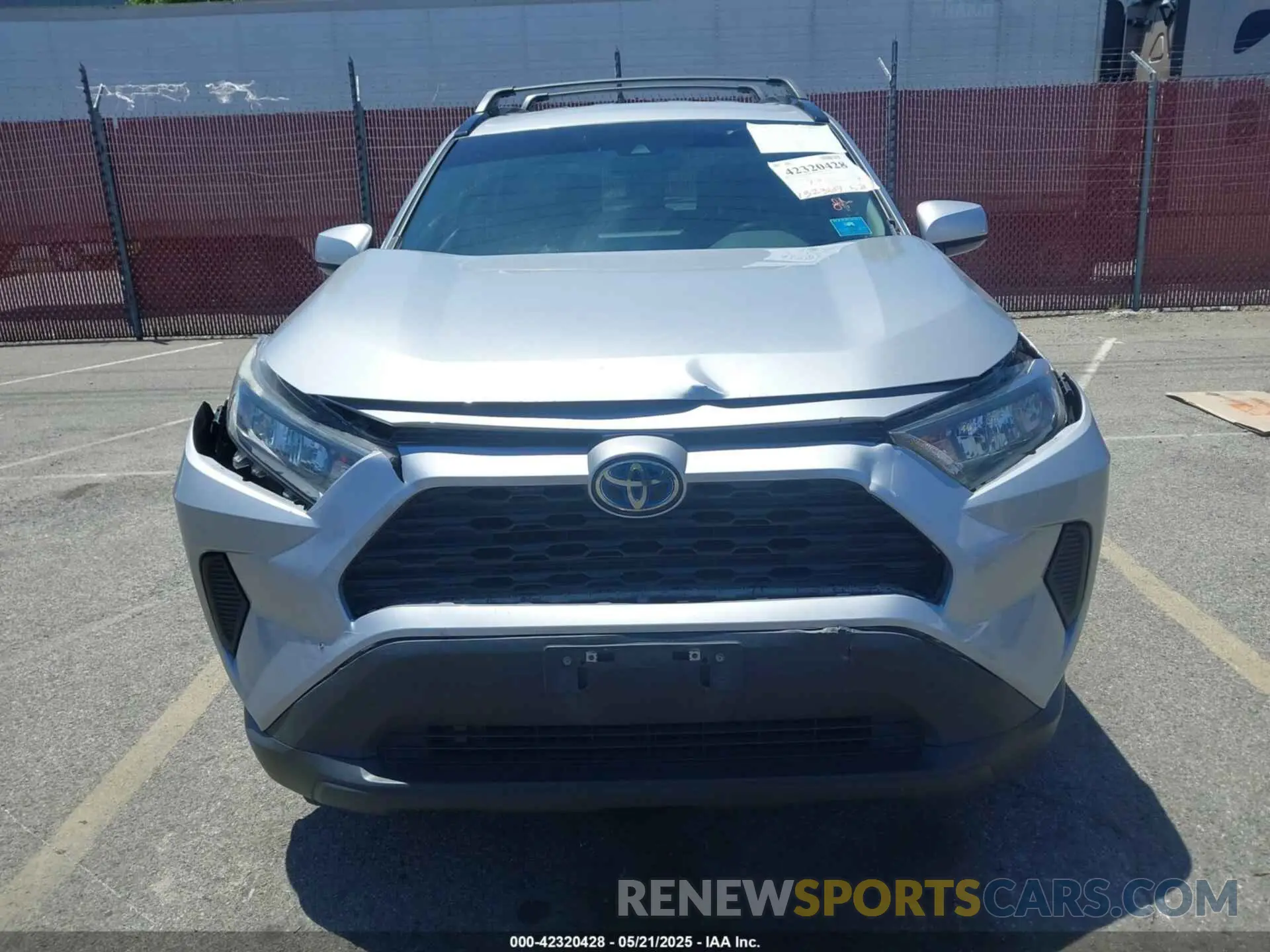 6 Photograph of a damaged car JTMLWRFV0LD068038 TOYOTA RAV4 HYBRID 2020