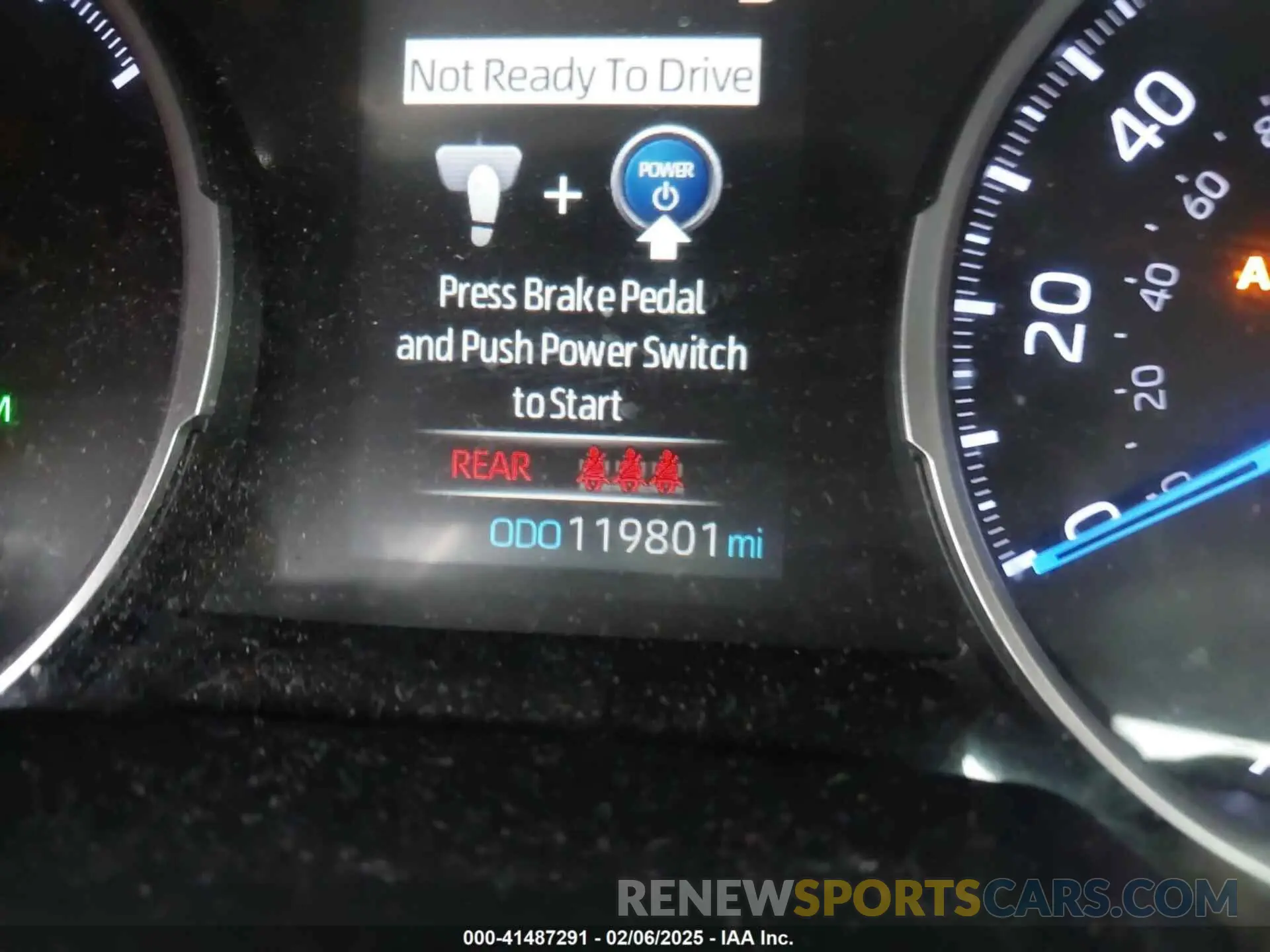 7 Photograph of a damaged car JTMR6RFV6LD001177 TOYOTA RAV4 HYBRID 2020