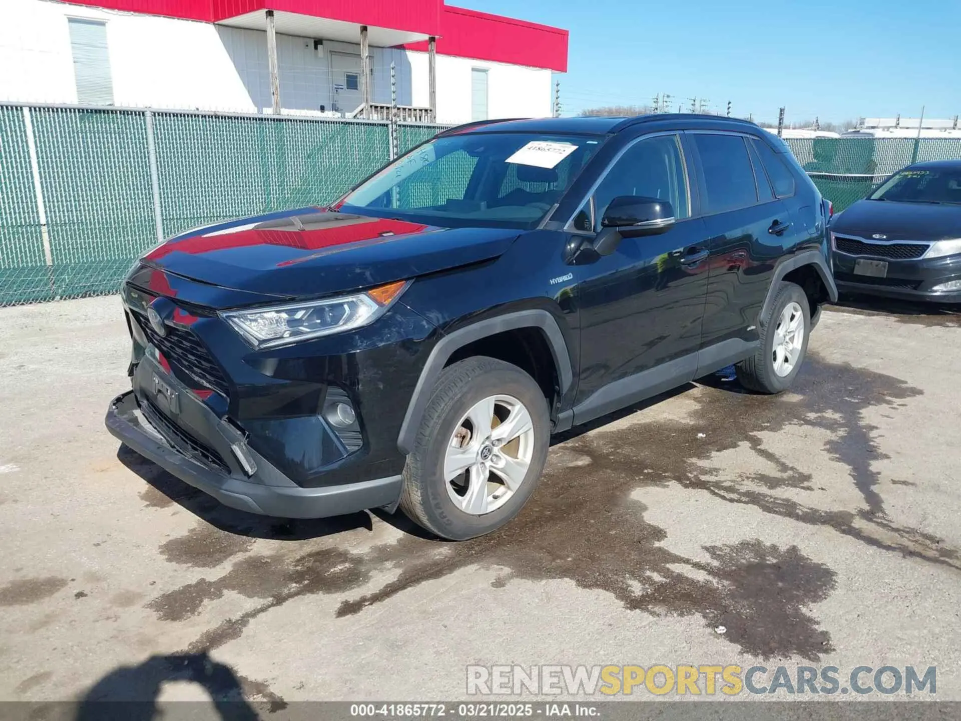 2 Photograph of a damaged car JTMRWRFV9LD044346 TOYOTA RAV4 HYBRID 2020