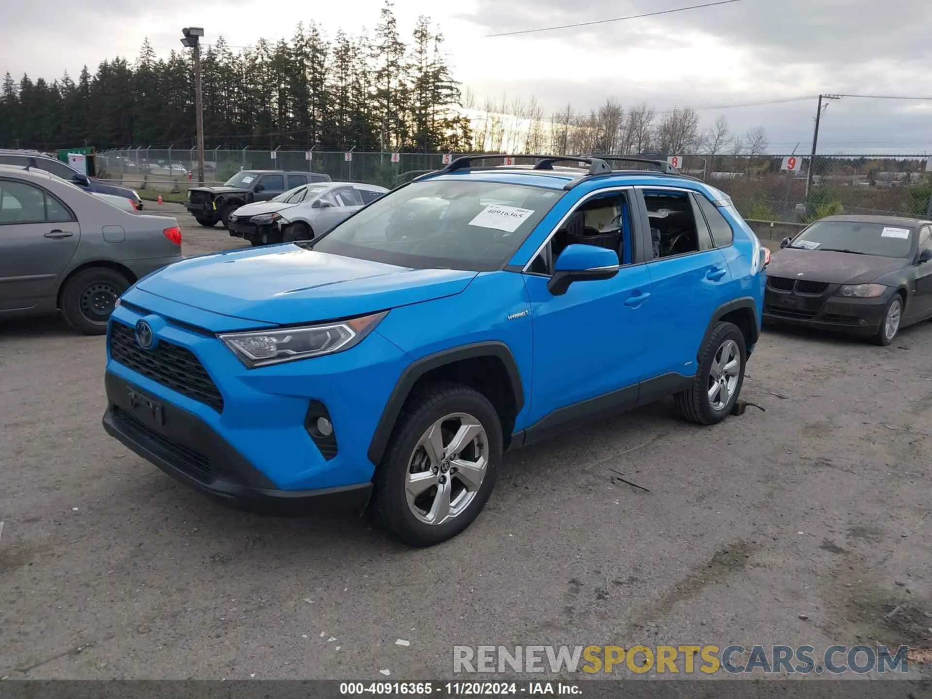 2 Фотография поврежденного автомобиля 2T3B6RFV6MW020608 TOYOTA RAV4 HYBRID 2021