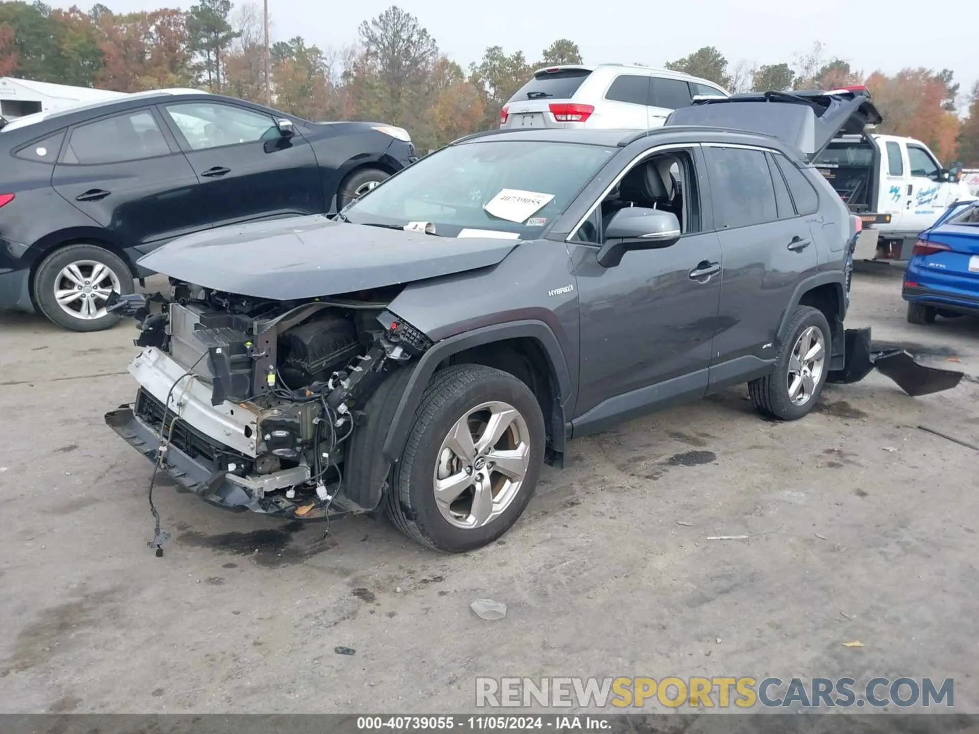 2 Photograph of a damaged car 2T3B6RFV9MW010297 TOYOTA RAV4 HYBRID 2021