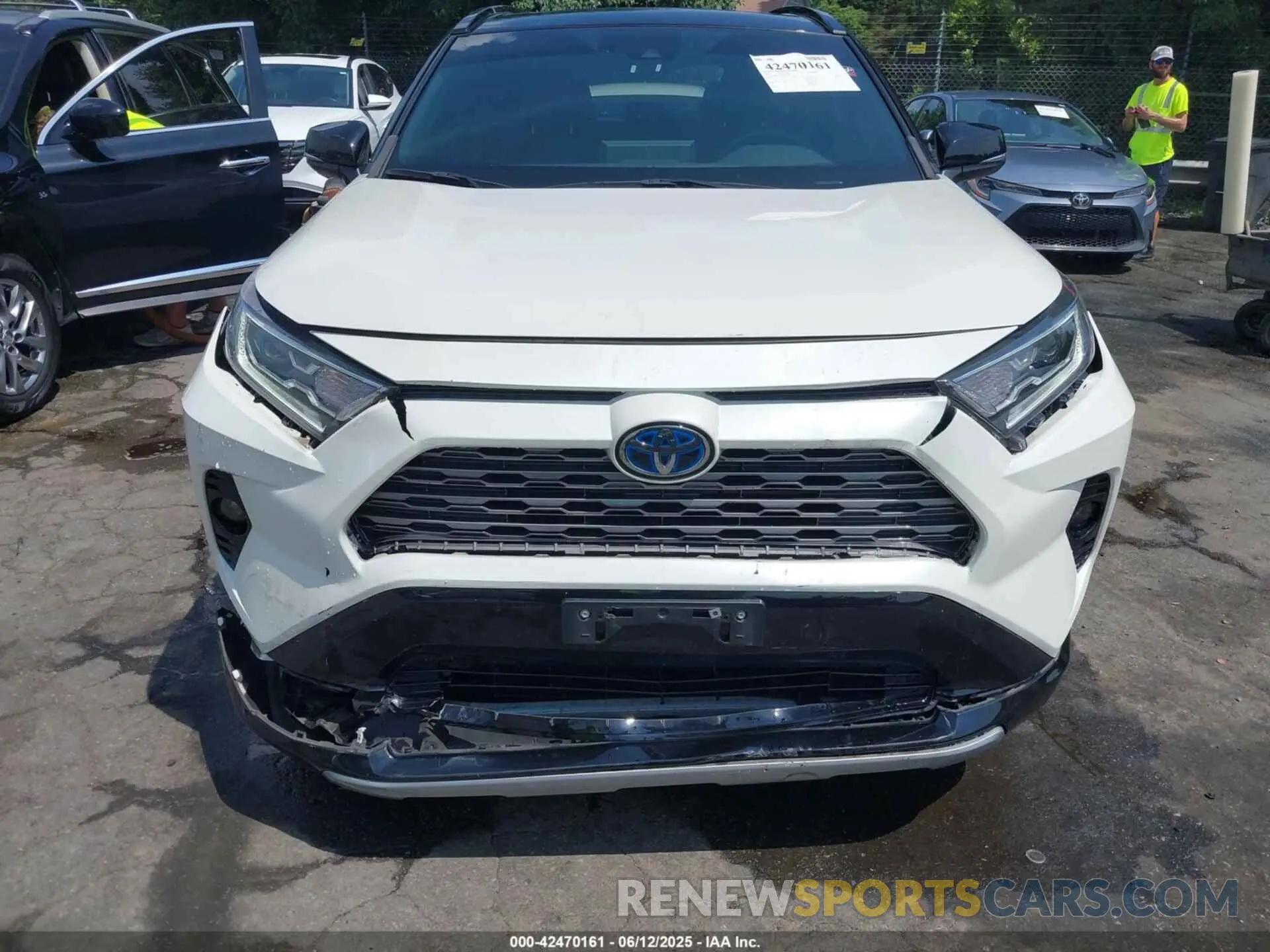 6 Photograph of a damaged car 2T3E6RFV1MW027642 TOYOTA RAV4 HYBRID 2021
