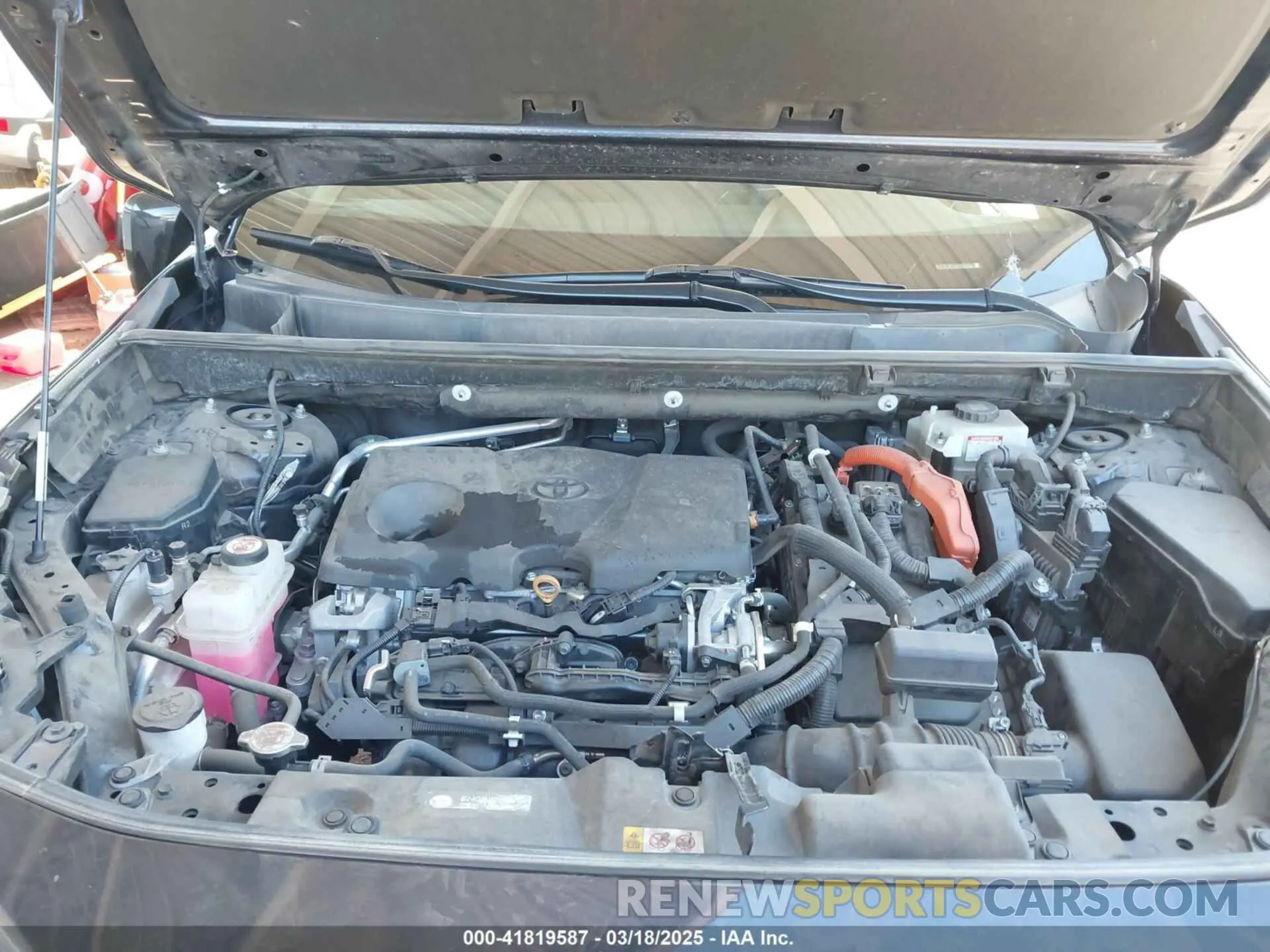 10 Фотография поврежденного автомобиля 2T3E6RFV2MW003947 TOYOTA RAV4 HYBRID 2021