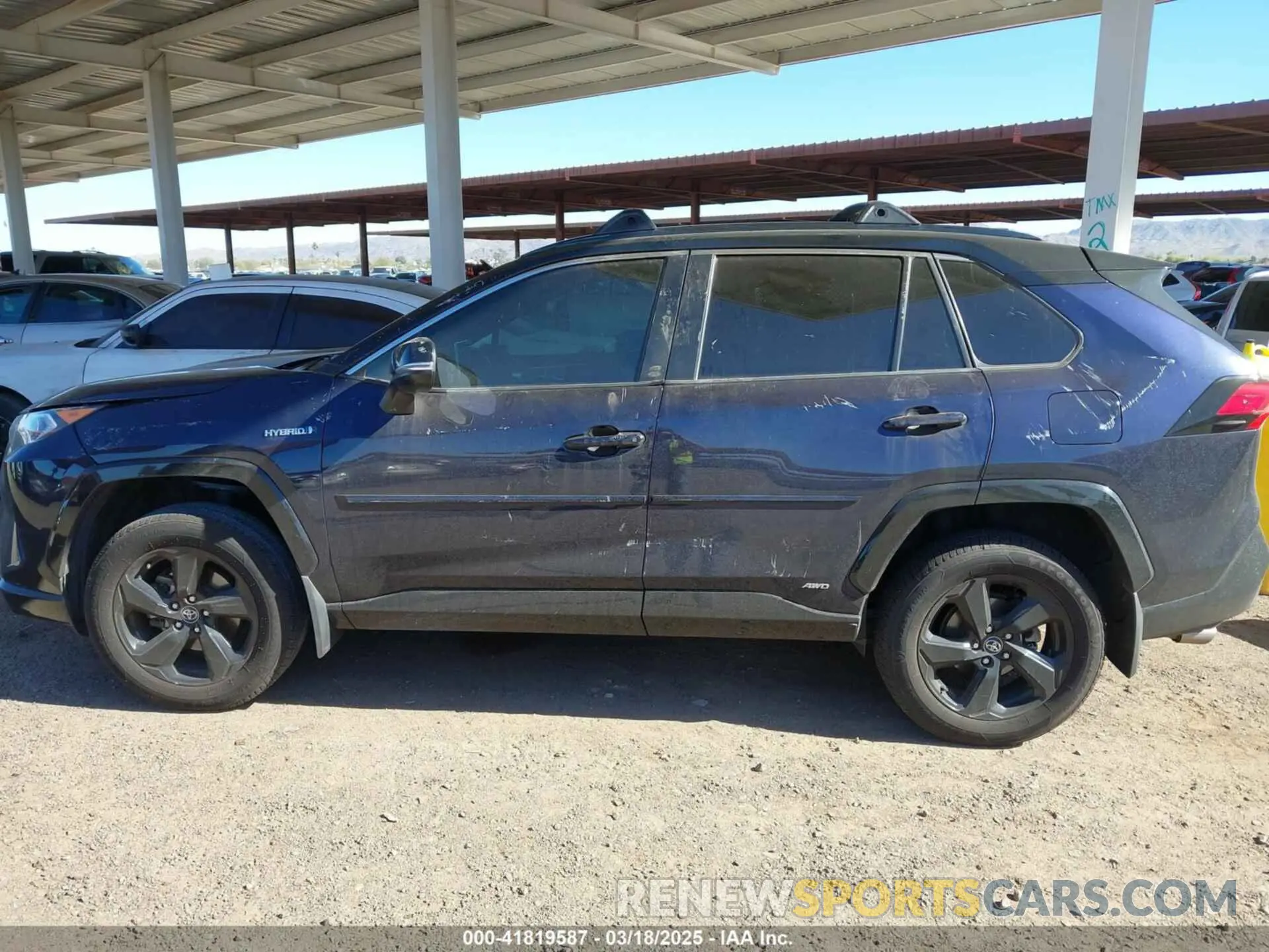 13 Фотография поврежденного автомобиля 2T3E6RFV2MW003947 TOYOTA RAV4 HYBRID 2021