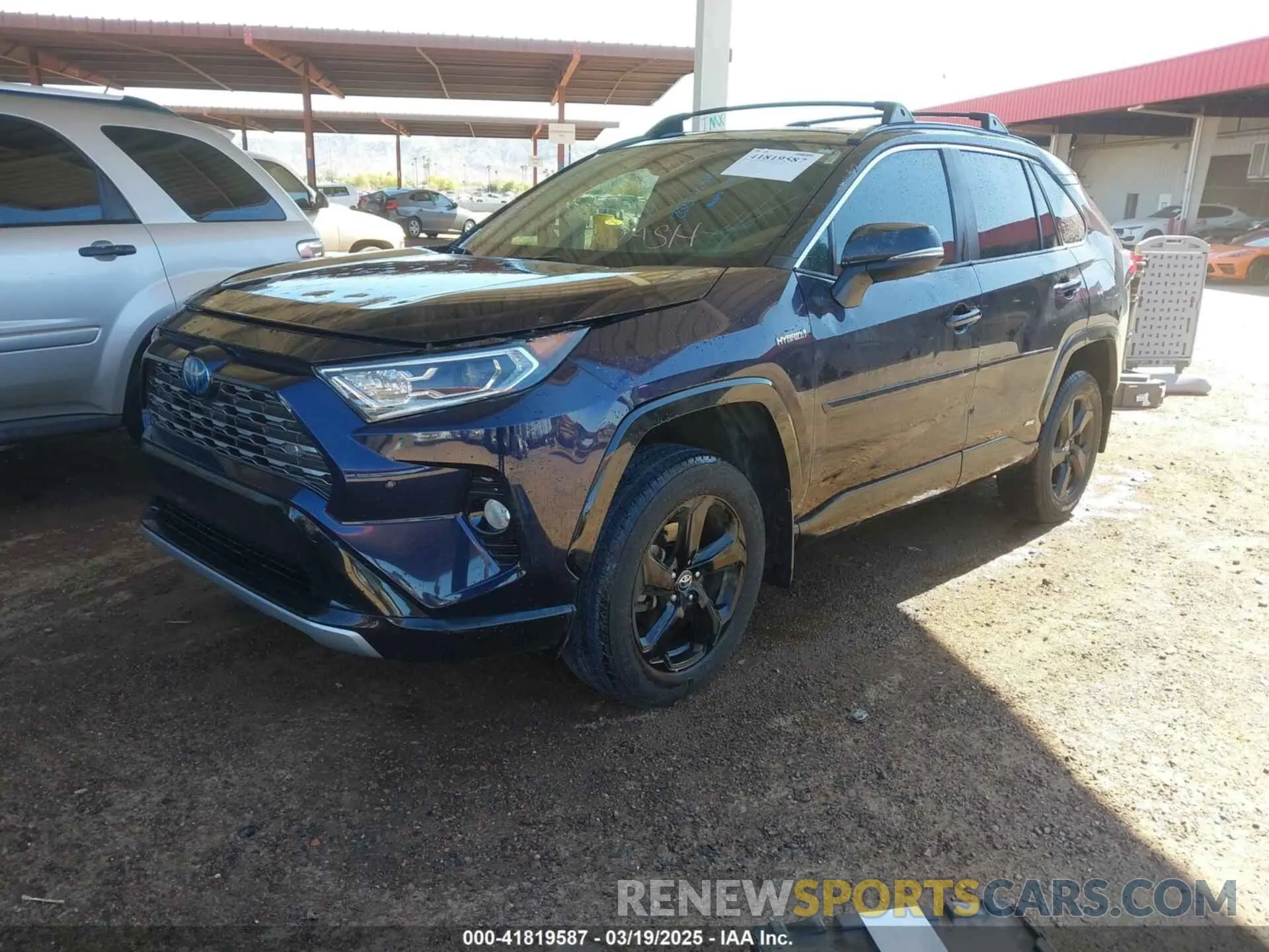 2 Фотография поврежденного автомобиля 2T3E6RFV2MW003947 TOYOTA RAV4 HYBRID 2021