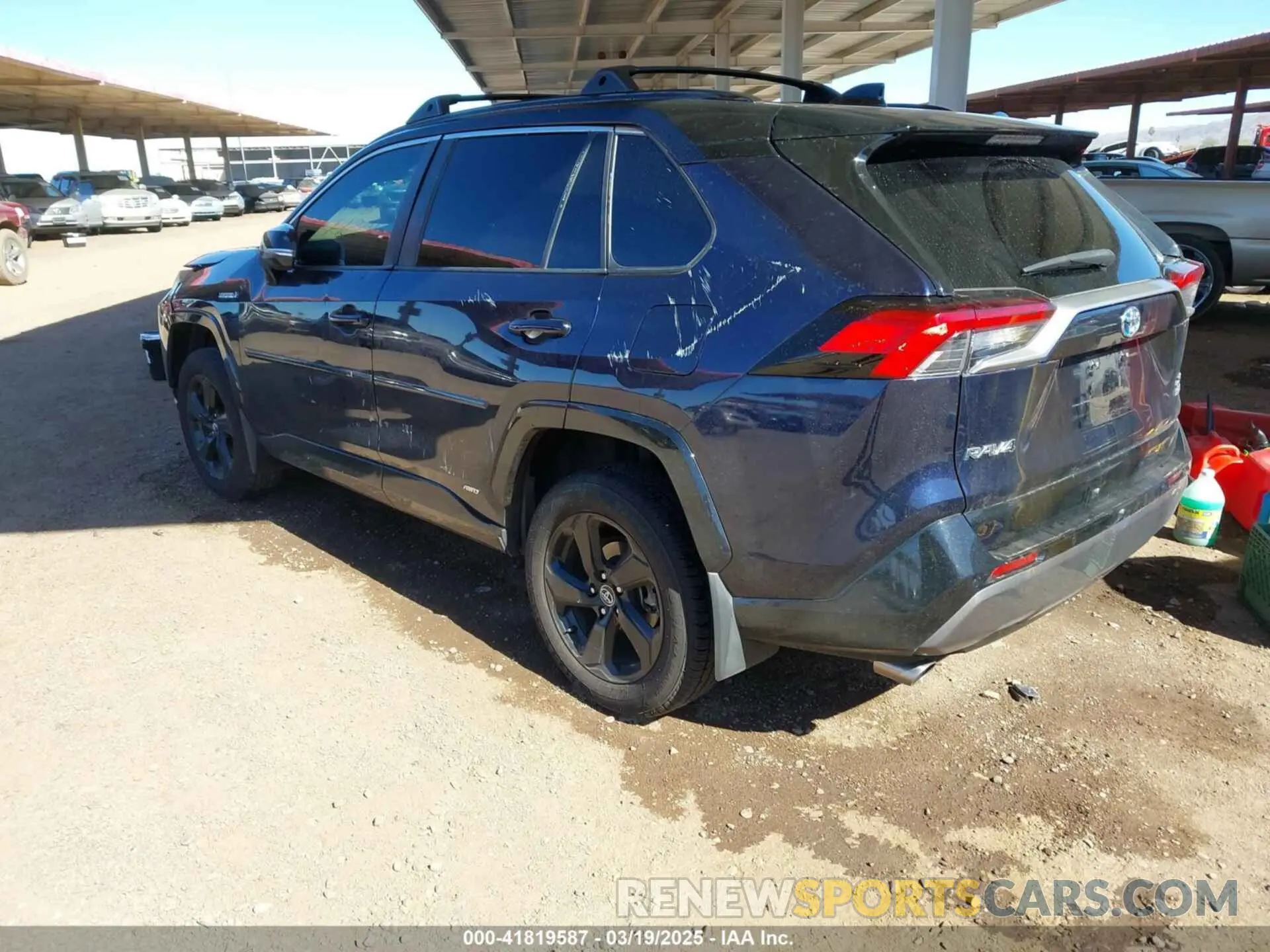 3 Фотография поврежденного автомобиля 2T3E6RFV2MW003947 TOYOTA RAV4 HYBRID 2021