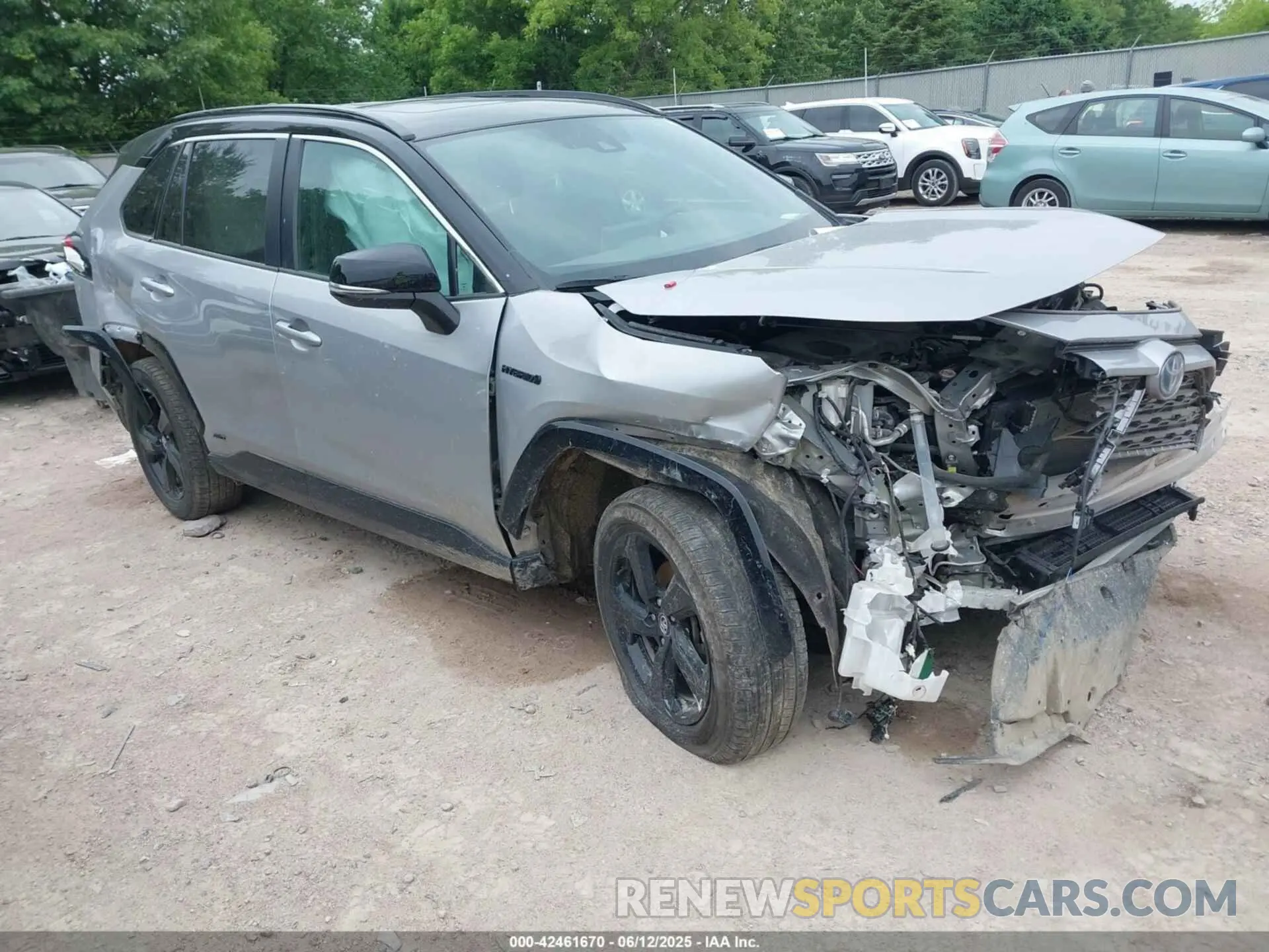 1 Photograph of a damaged car 2T3E6RFV6MW007886 TOYOTA RAV4 HYBRID 2021