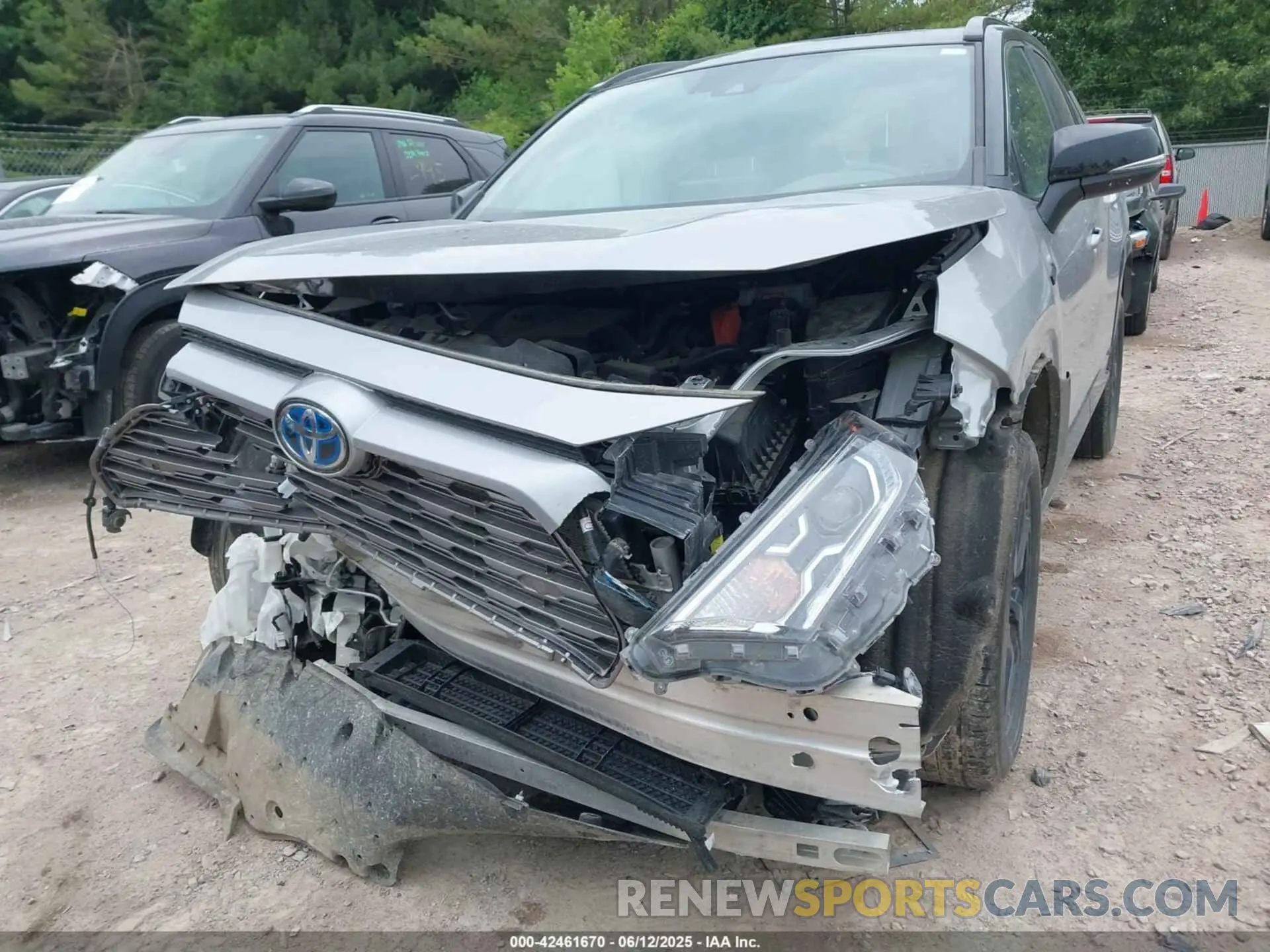 6 Photograph of a damaged car 2T3E6RFV6MW007886 TOYOTA RAV4 HYBRID 2021