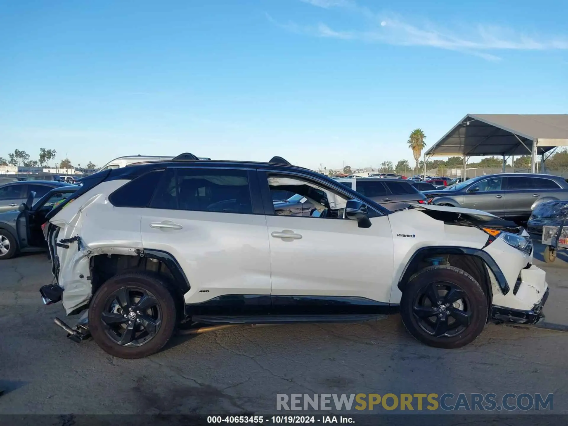 12 Photograph of a damaged car 2T3E6RFV6MW027328 TOYOTA RAV4 HYBRID 2021