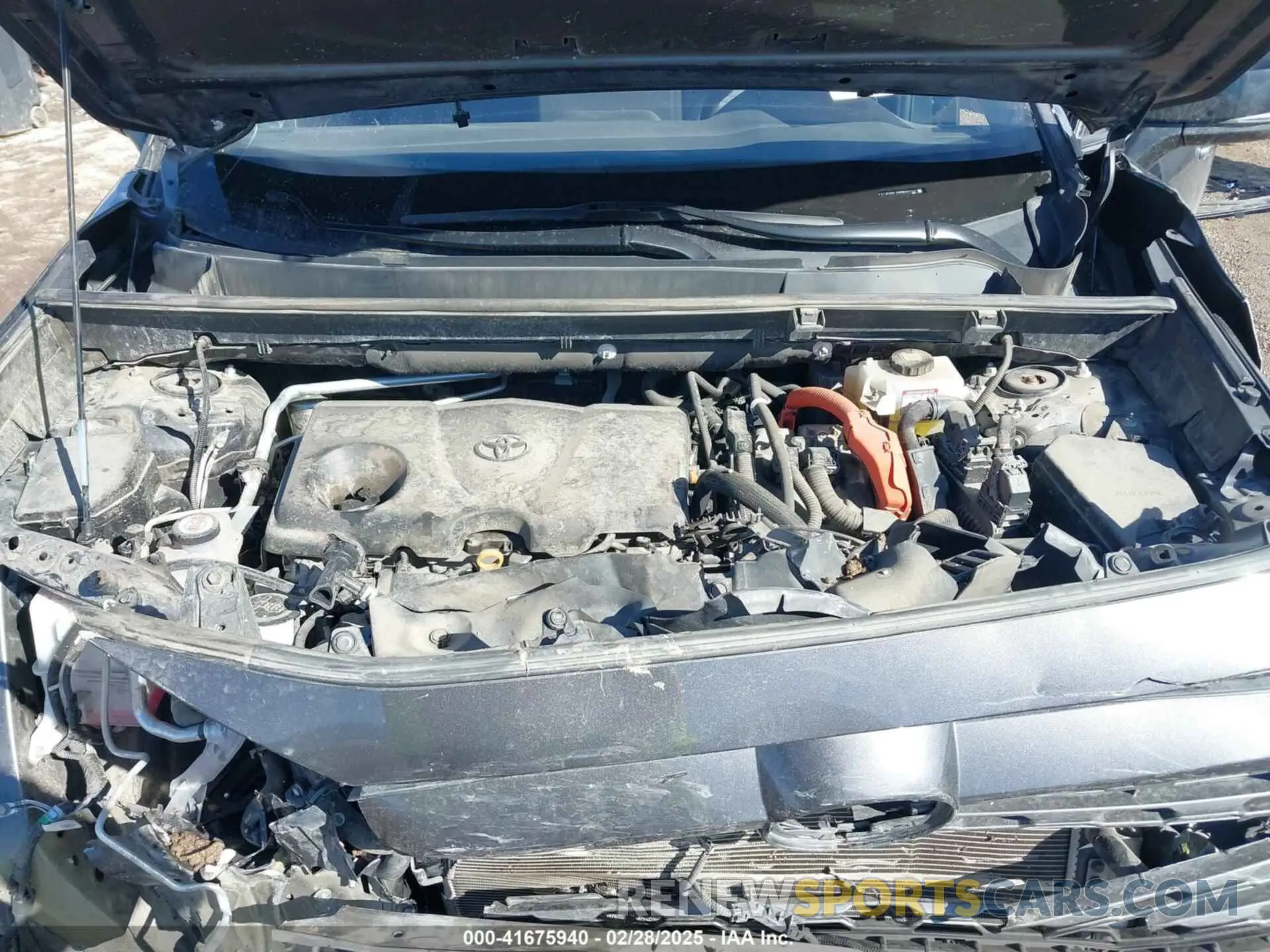 10 Photograph of a damaged car 2T3E6RFV8MW003127 TOYOTA RAV4 HYBRID 2021