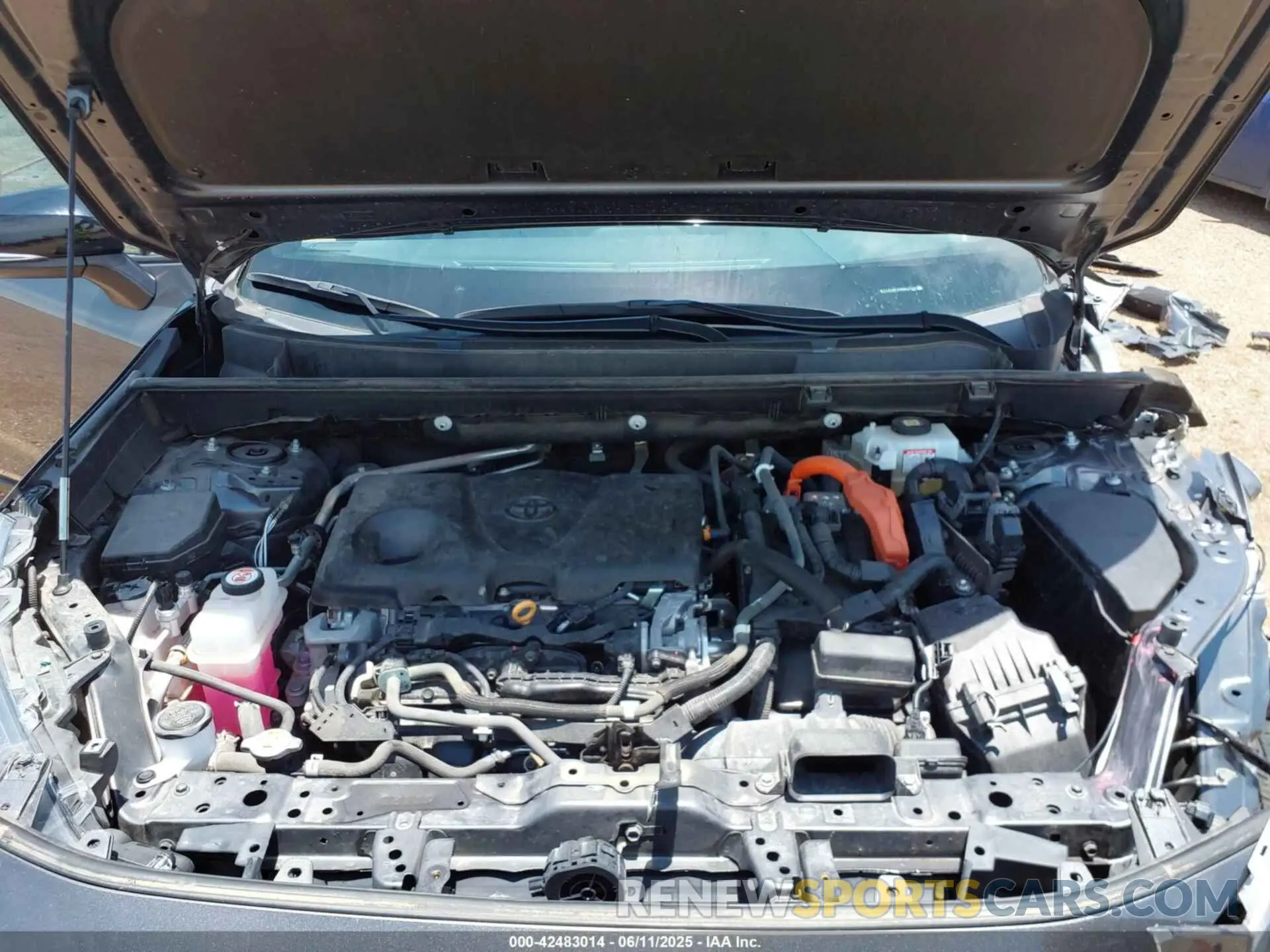 10 Photograph of a damaged car 2T3E6RFV8MW024270 TOYOTA RAV4 HYBRID 2021