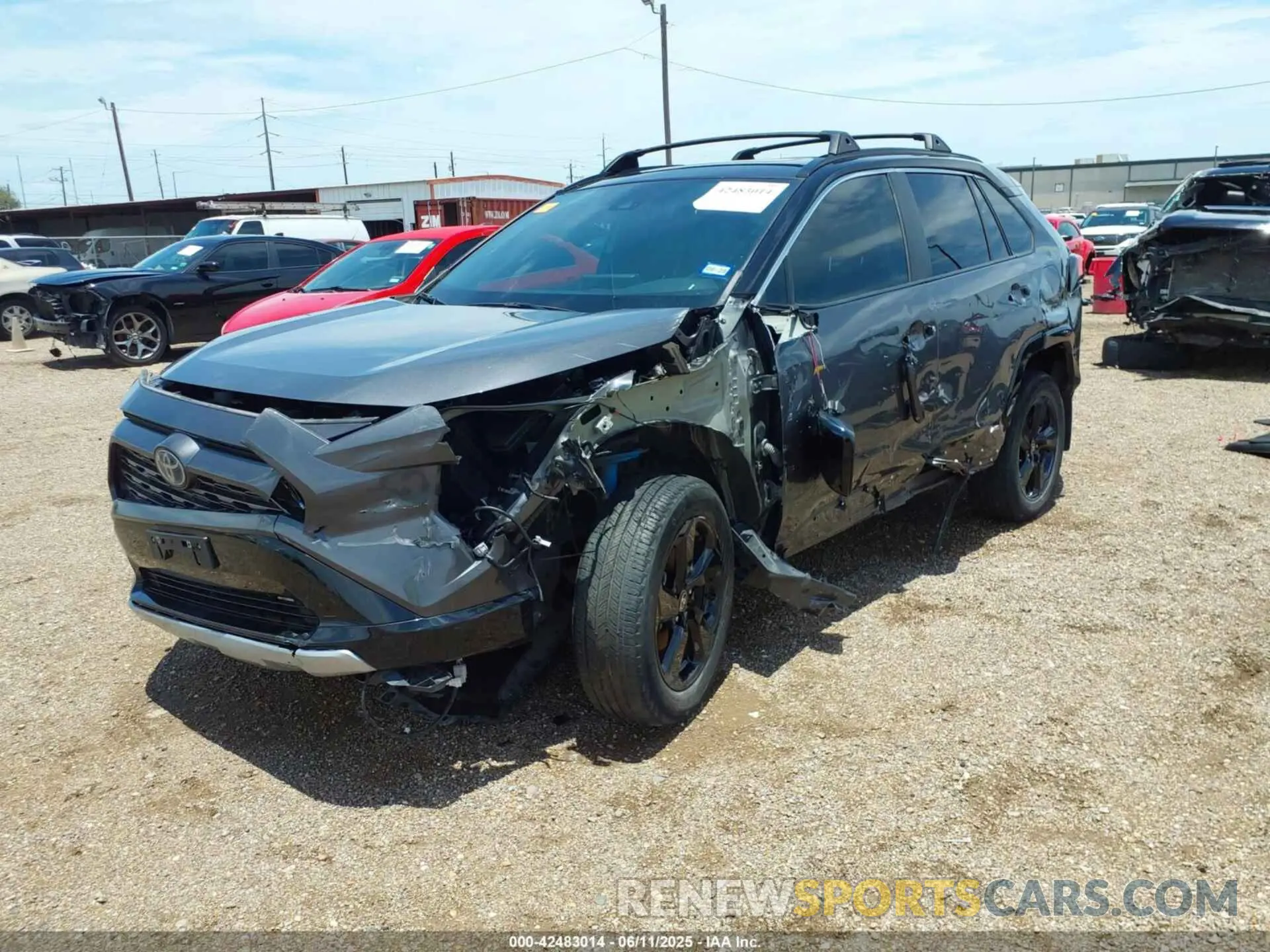 2 Photograph of a damaged car 2T3E6RFV8MW024270 TOYOTA RAV4 HYBRID 2021