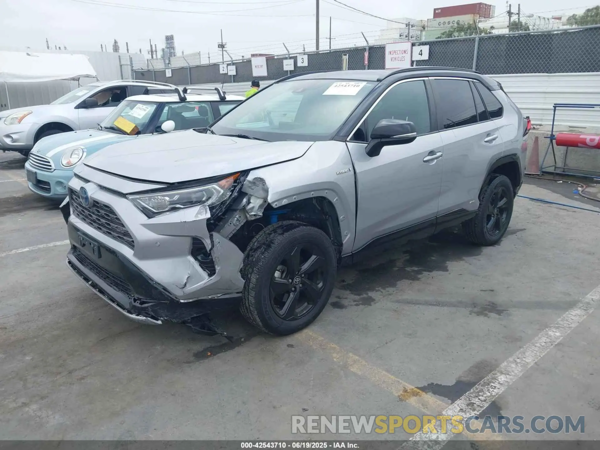 2 Фотография поврежденного автомобиля 2T3E6RFV8MW025418 TOYOTA RAV4 HYBRID 2021