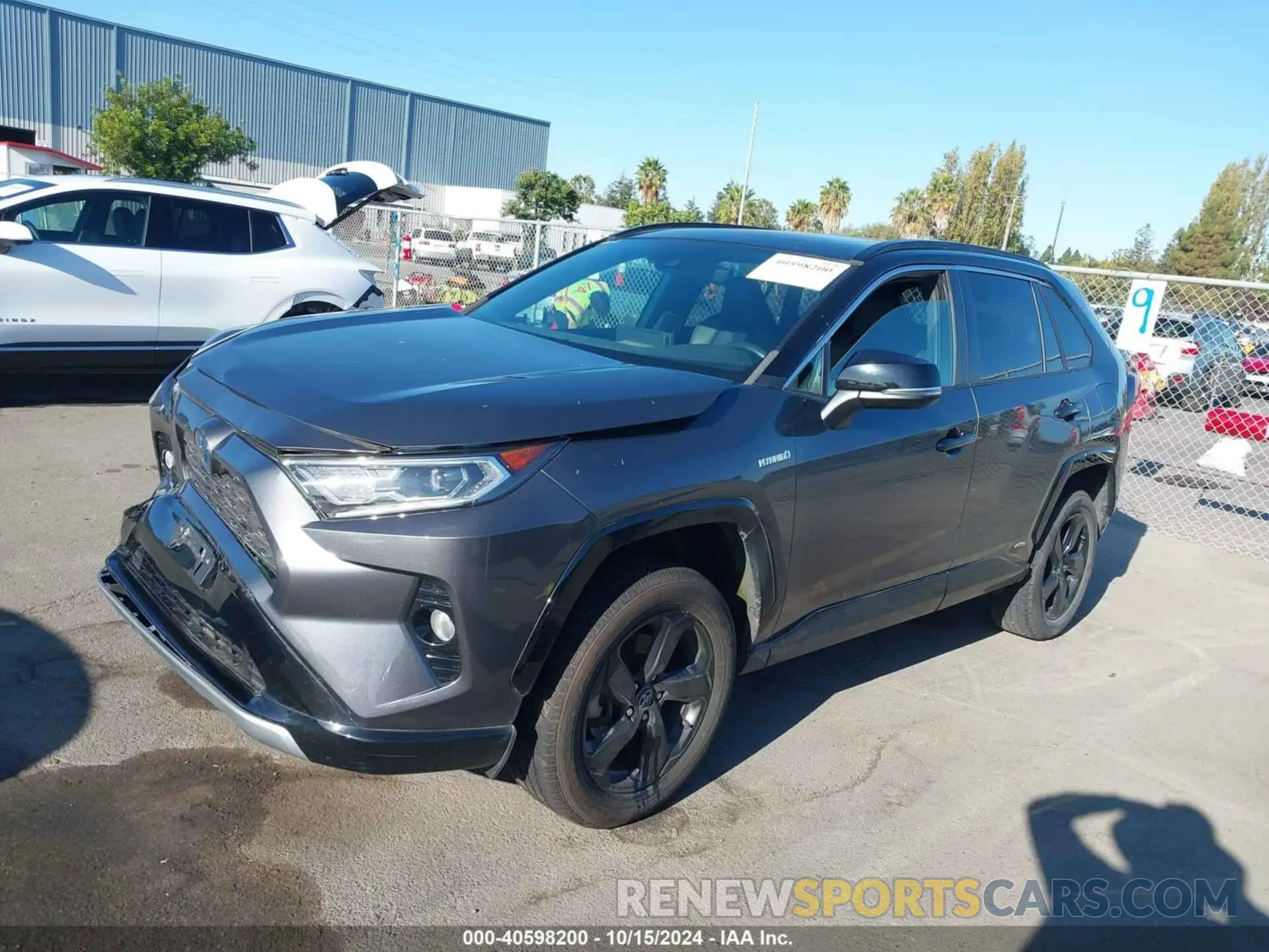 2 Photograph of a damaged car 2T3E6RFVXMW009477 TOYOTA RAV4 HYBRID 2021