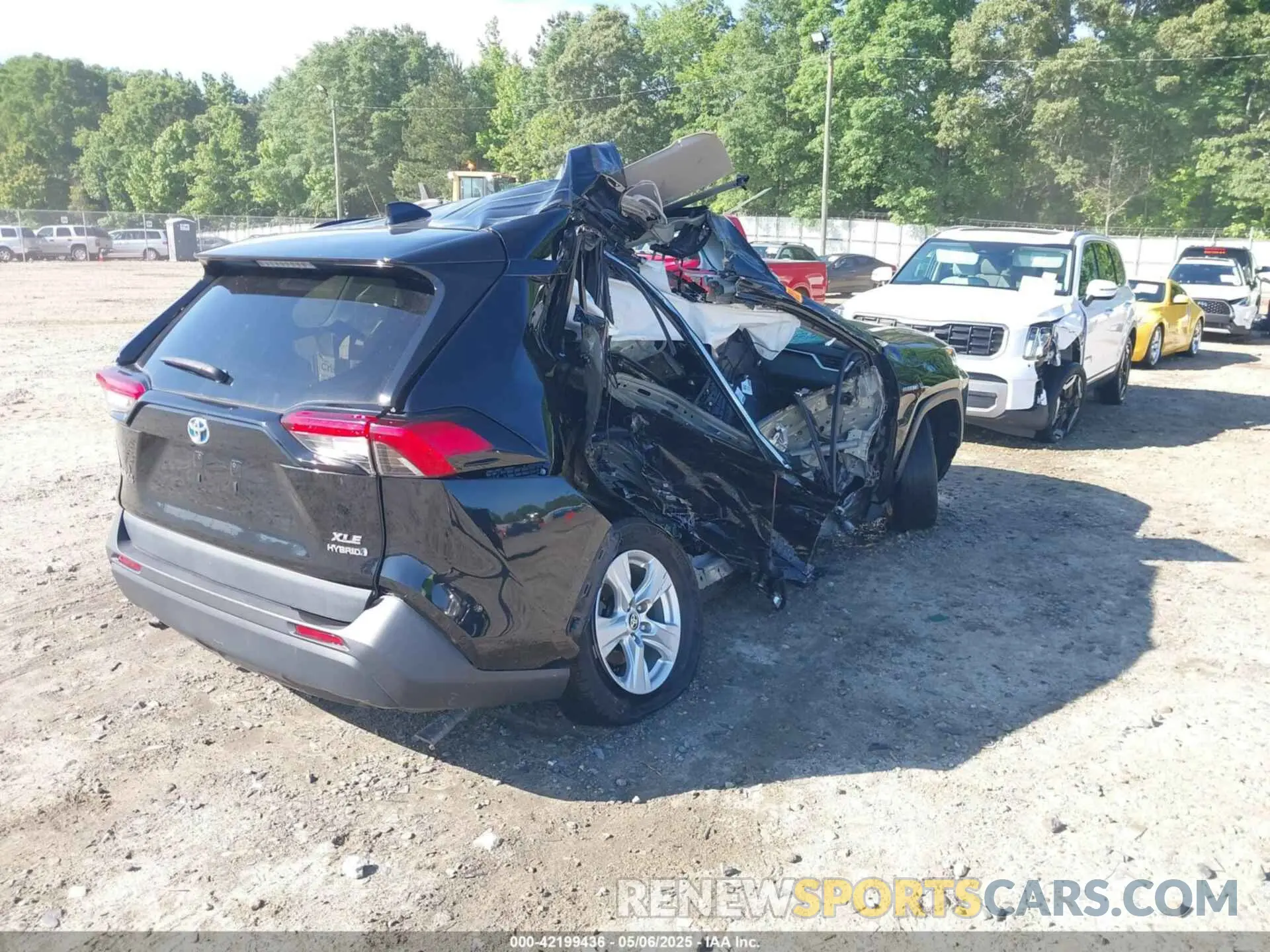 4 Фотография поврежденного автомобиля 2T3R6RFVXMW011778 TOYOTA RAV4 HYBRID 2021