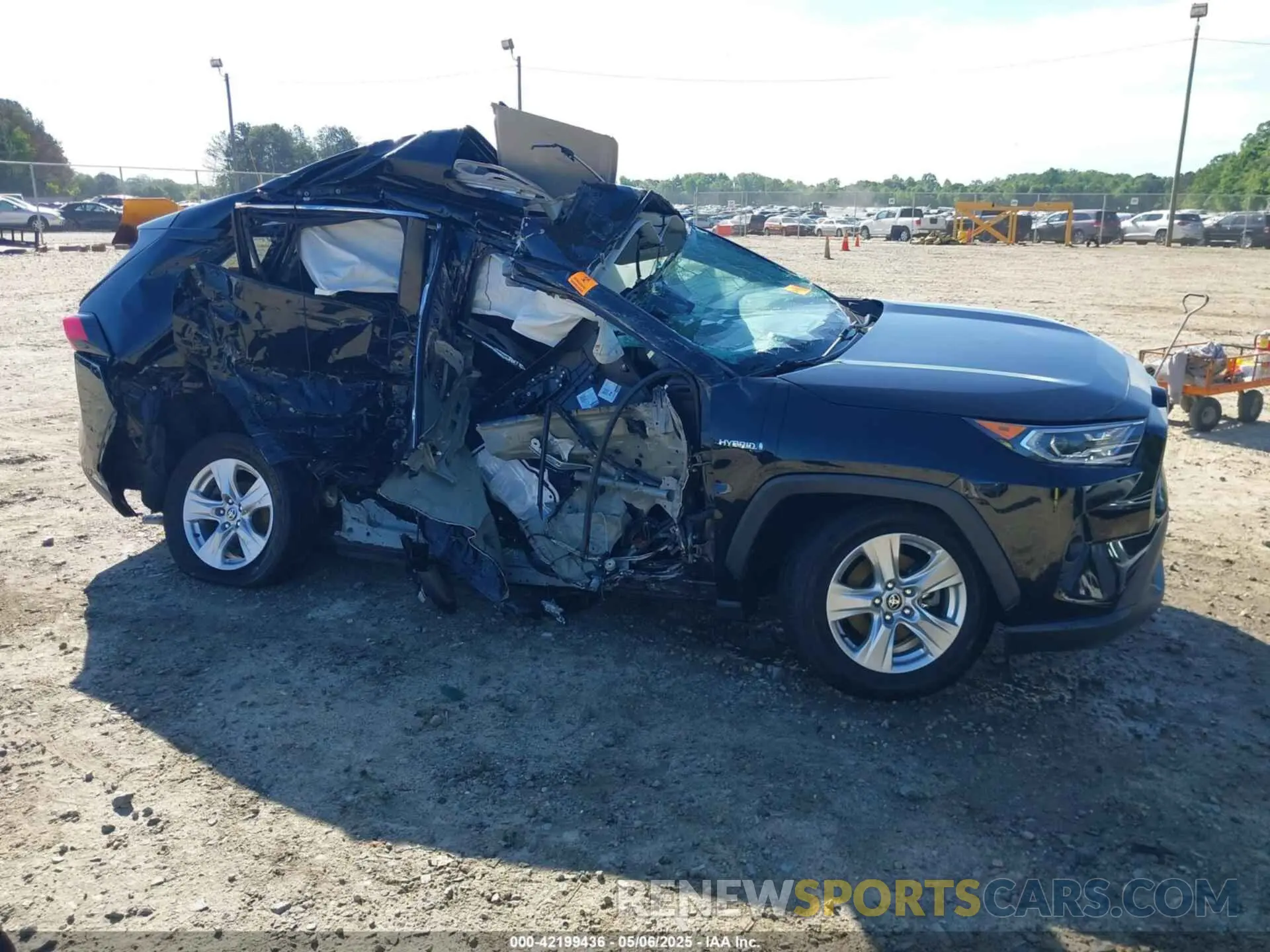 6 Фотография поврежденного автомобиля 2T3R6RFVXMW011778 TOYOTA RAV4 HYBRID 2021