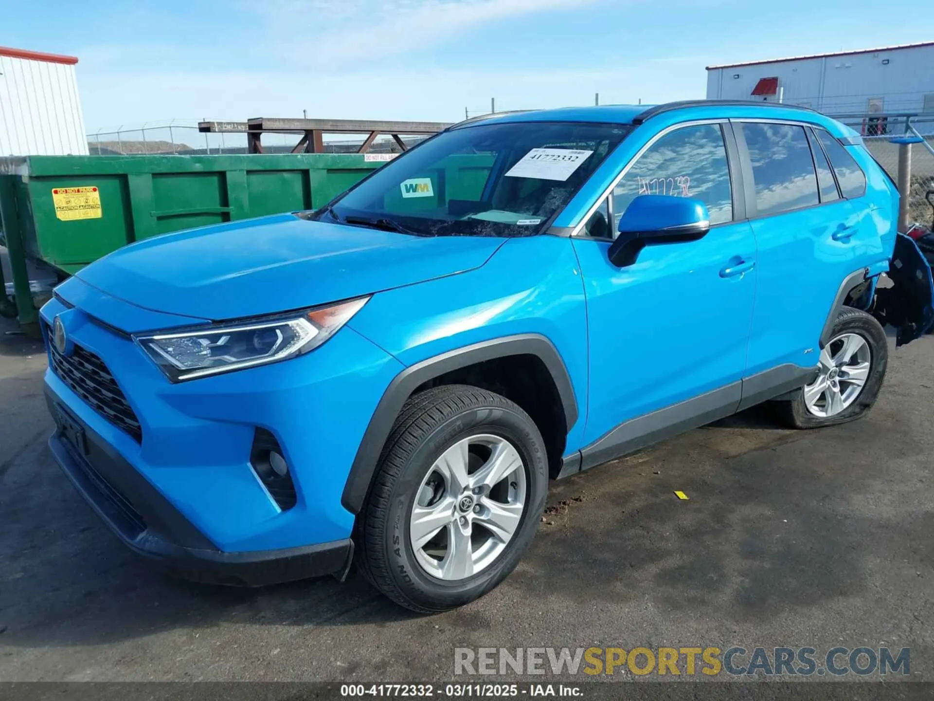 2 Photograph of a damaged car 2T3RWRFV5MW113117 TOYOTA RAV4 HYBRID 2021