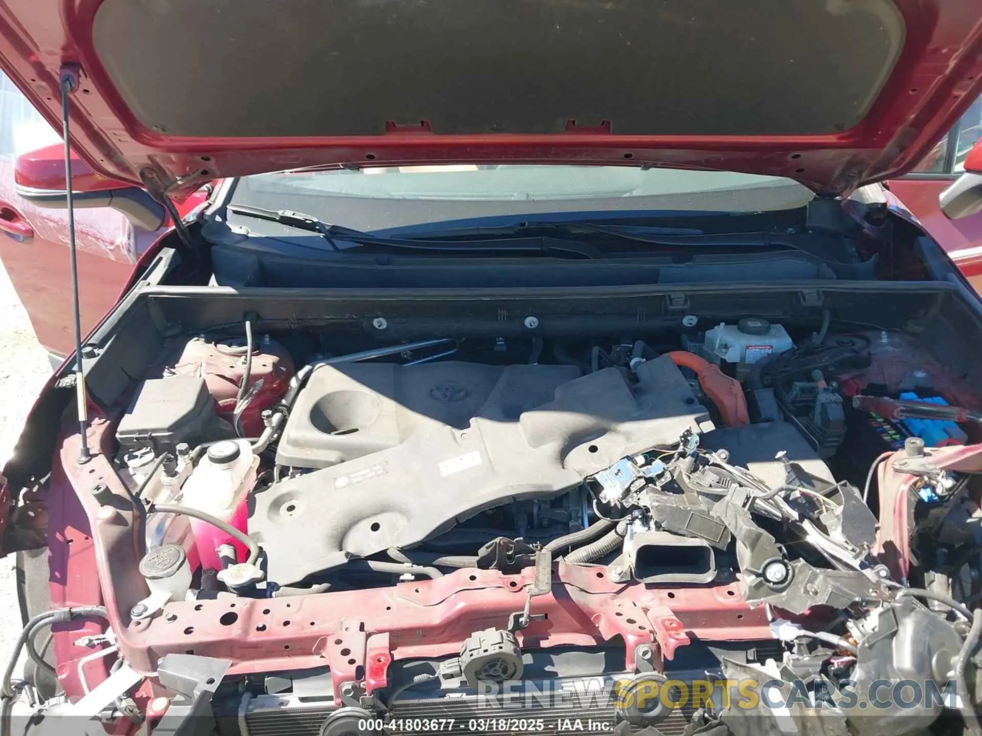 10 Photograph of a damaged car 4T3B6RFV3MU047815 TOYOTA RAV4 HYBRID 2021