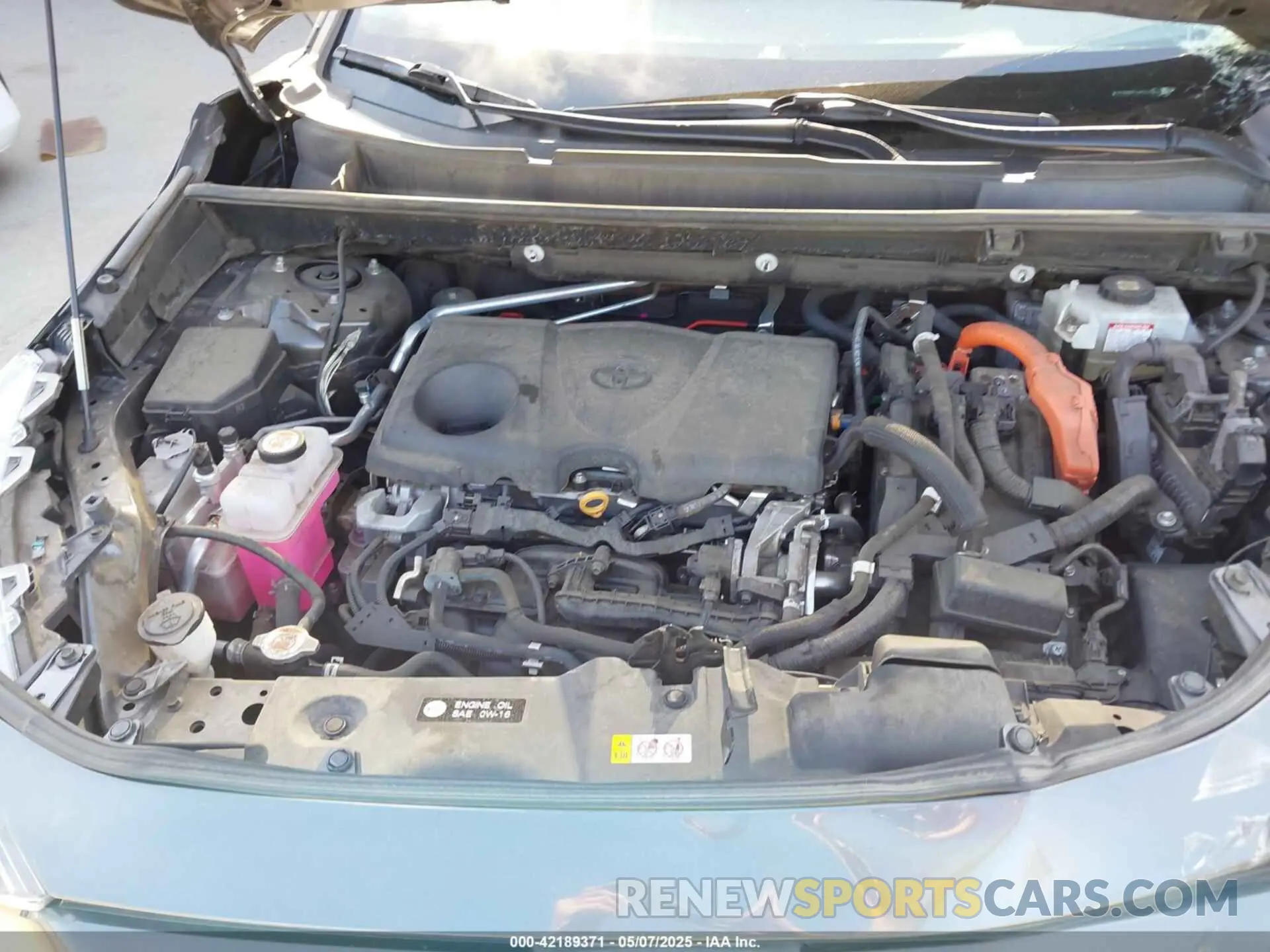 10 Фотография поврежденного автомобиля 4T3B6RFV8MU038883 TOYOTA RAV4 HYBRID 2021