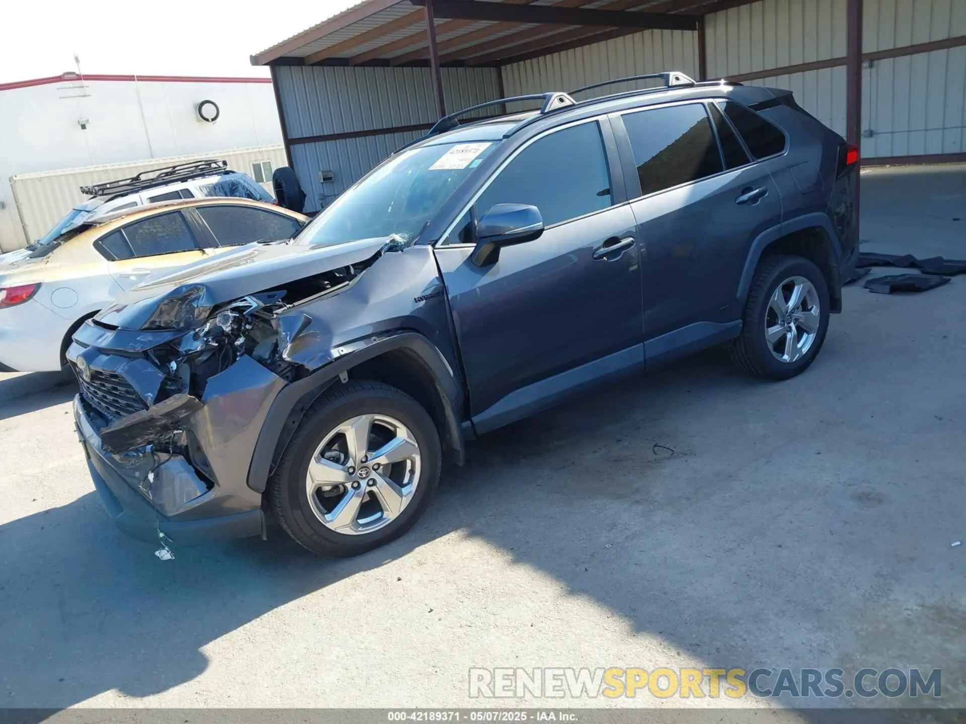 2 Фотография поврежденного автомобиля 4T3B6RFV8MU038883 TOYOTA RAV4 HYBRID 2021