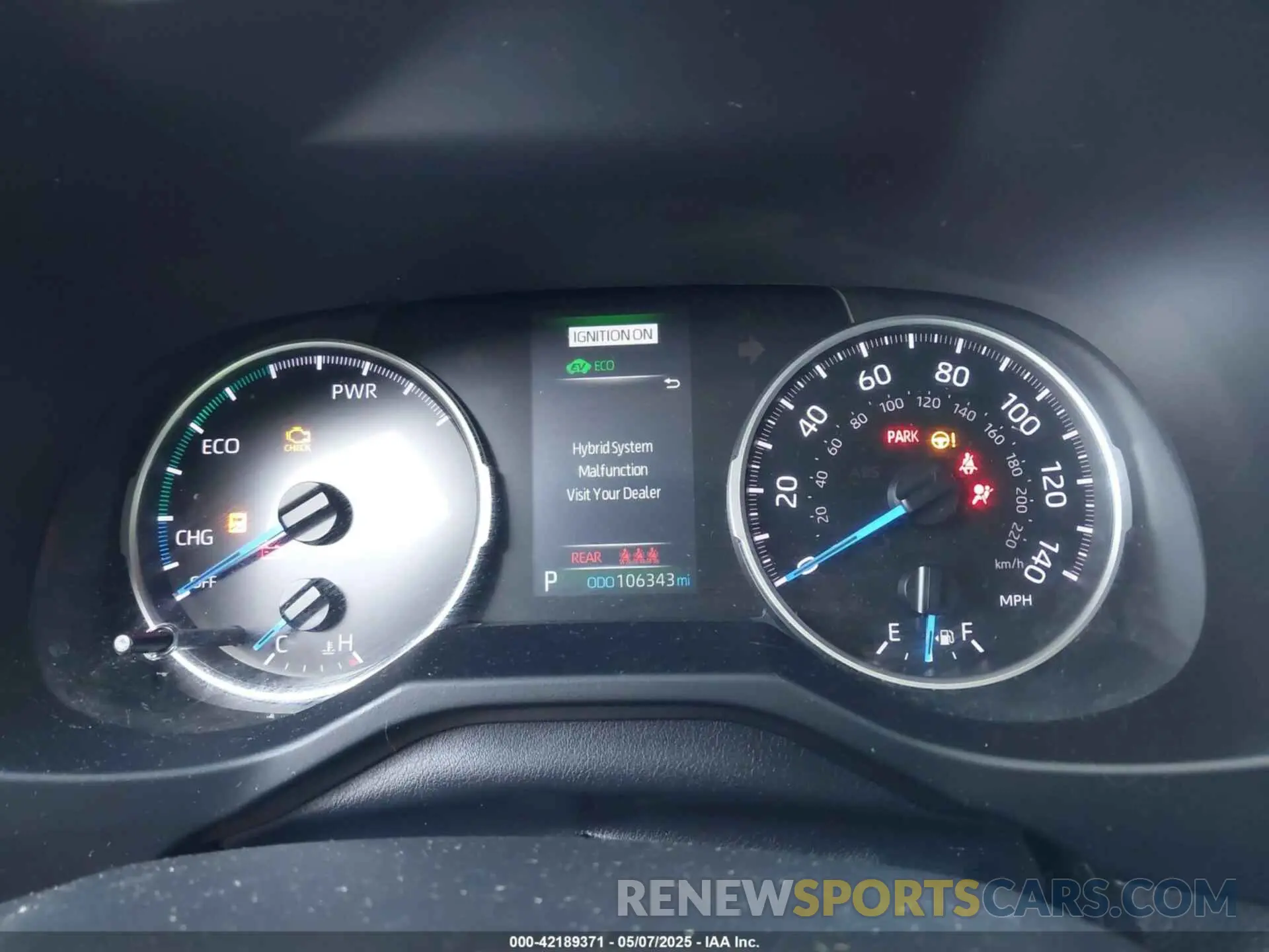 7 Фотография поврежденного автомобиля 4T3B6RFV8MU038883 TOYOTA RAV4 HYBRID 2021