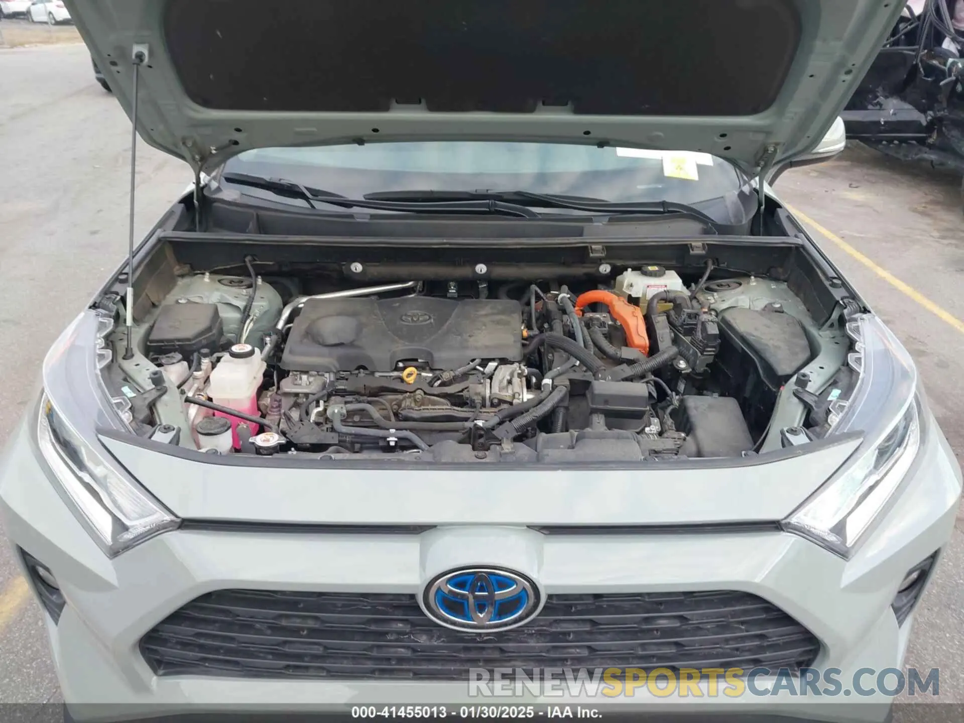10 Фотография поврежденного автомобиля 4T3B6RFVXMU054454 TOYOTA RAV4 HYBRID 2021