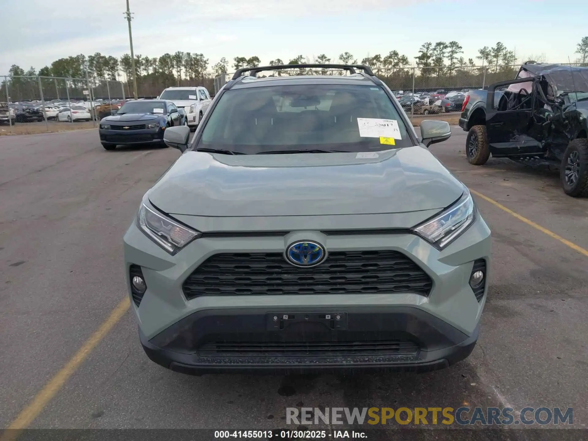 13 Фотография поврежденного автомобиля 4T3B6RFVXMU054454 TOYOTA RAV4 HYBRID 2021