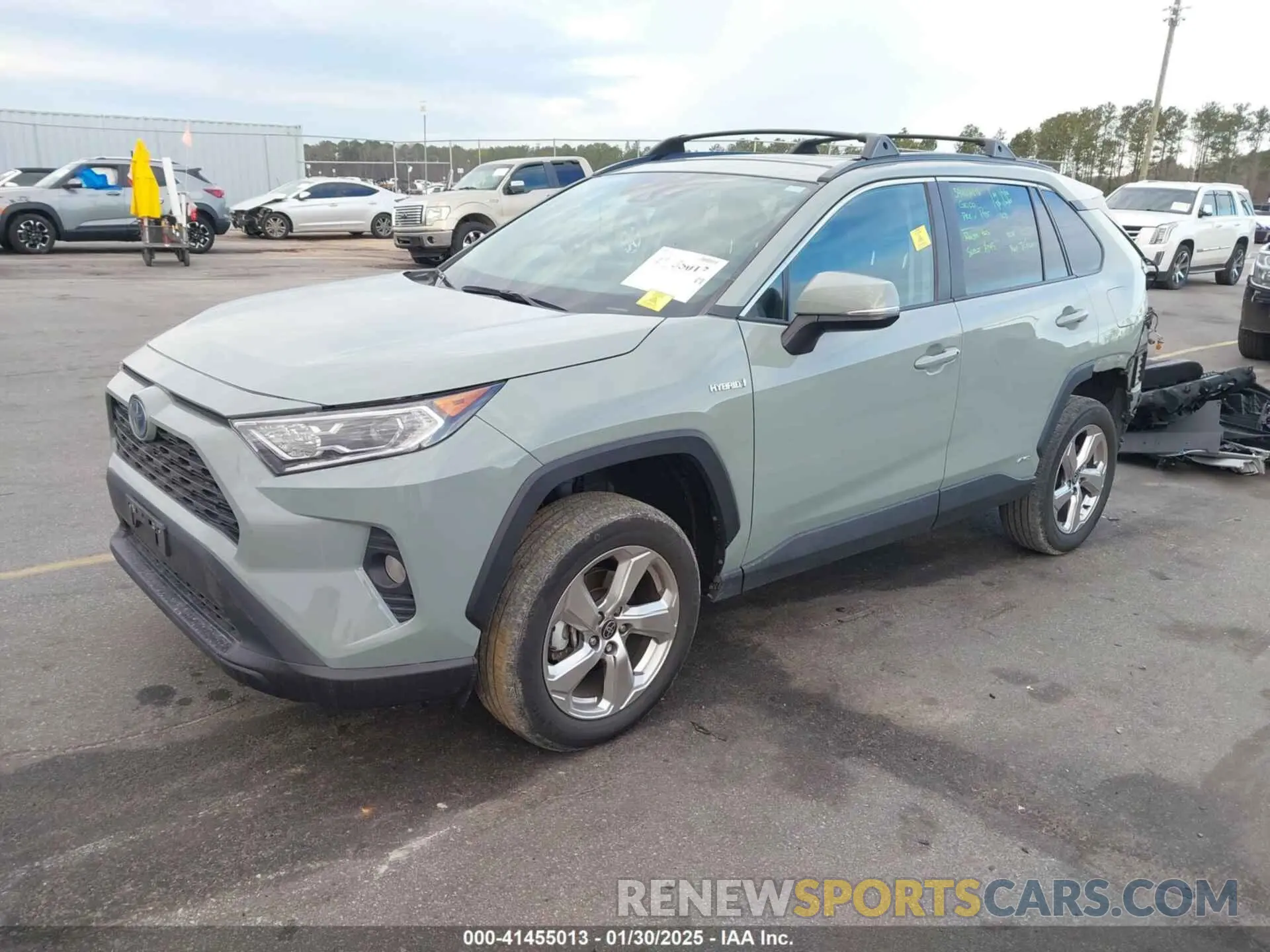 2 Фотография поврежденного автомобиля 4T3B6RFVXMU054454 TOYOTA RAV4 HYBRID 2021