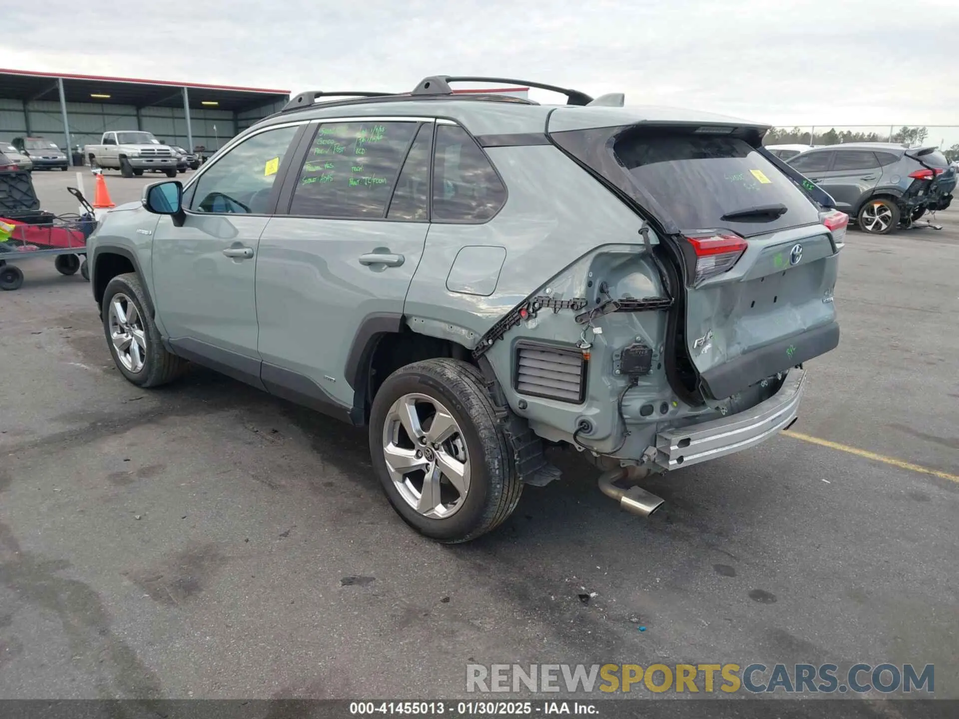 3 Фотография поврежденного автомобиля 4T3B6RFVXMU054454 TOYOTA RAV4 HYBRID 2021