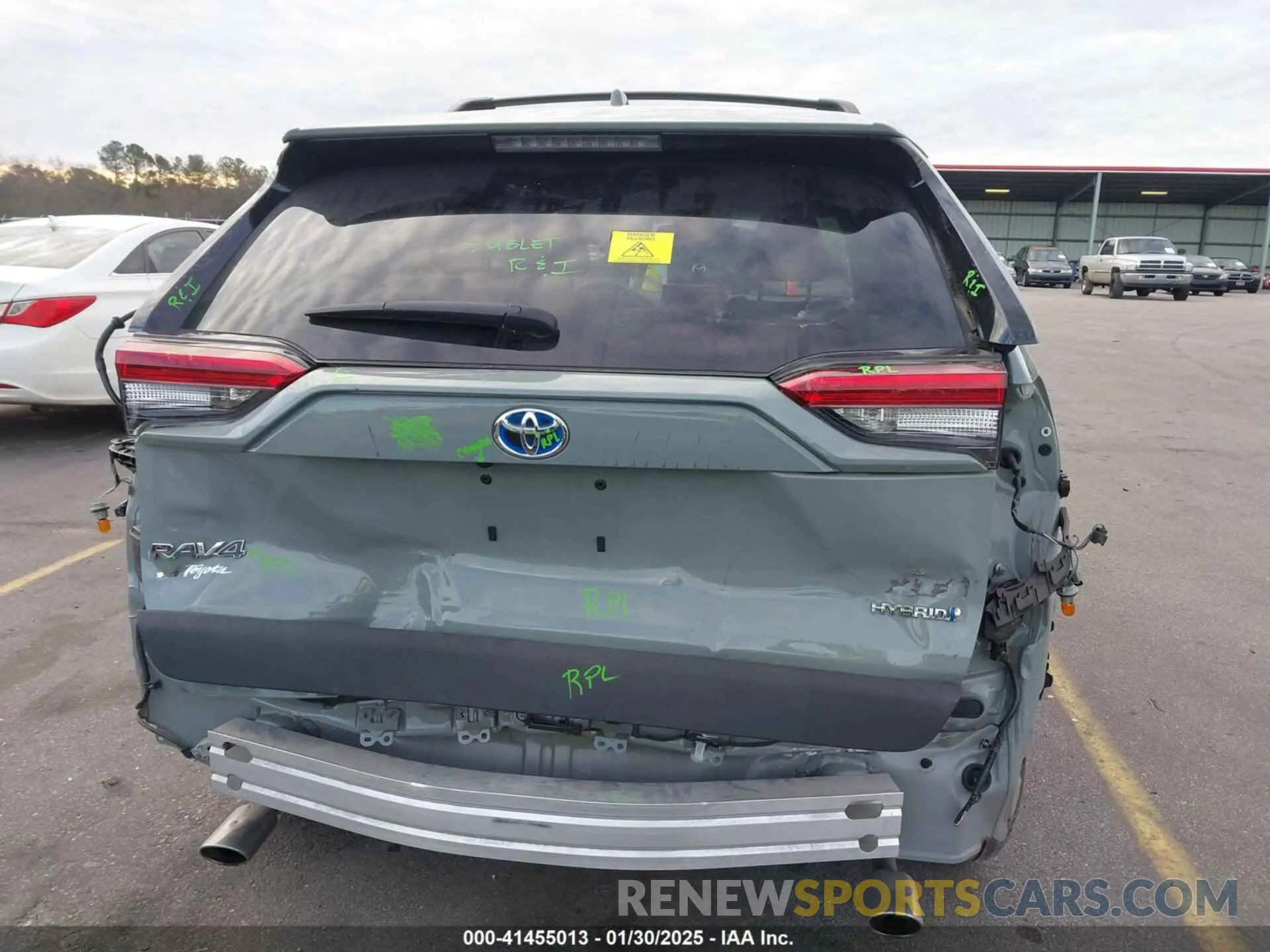 6 Фотография поврежденного автомобиля 4T3B6RFVXMU054454 TOYOTA RAV4 HYBRID 2021