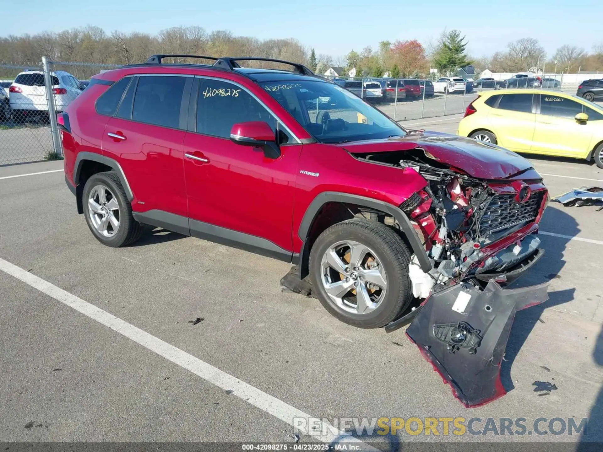 1 Фотография поврежденного автомобиля 4T3D6RFV4MU060016 TOYOTA RAV4 HYBRID 2021