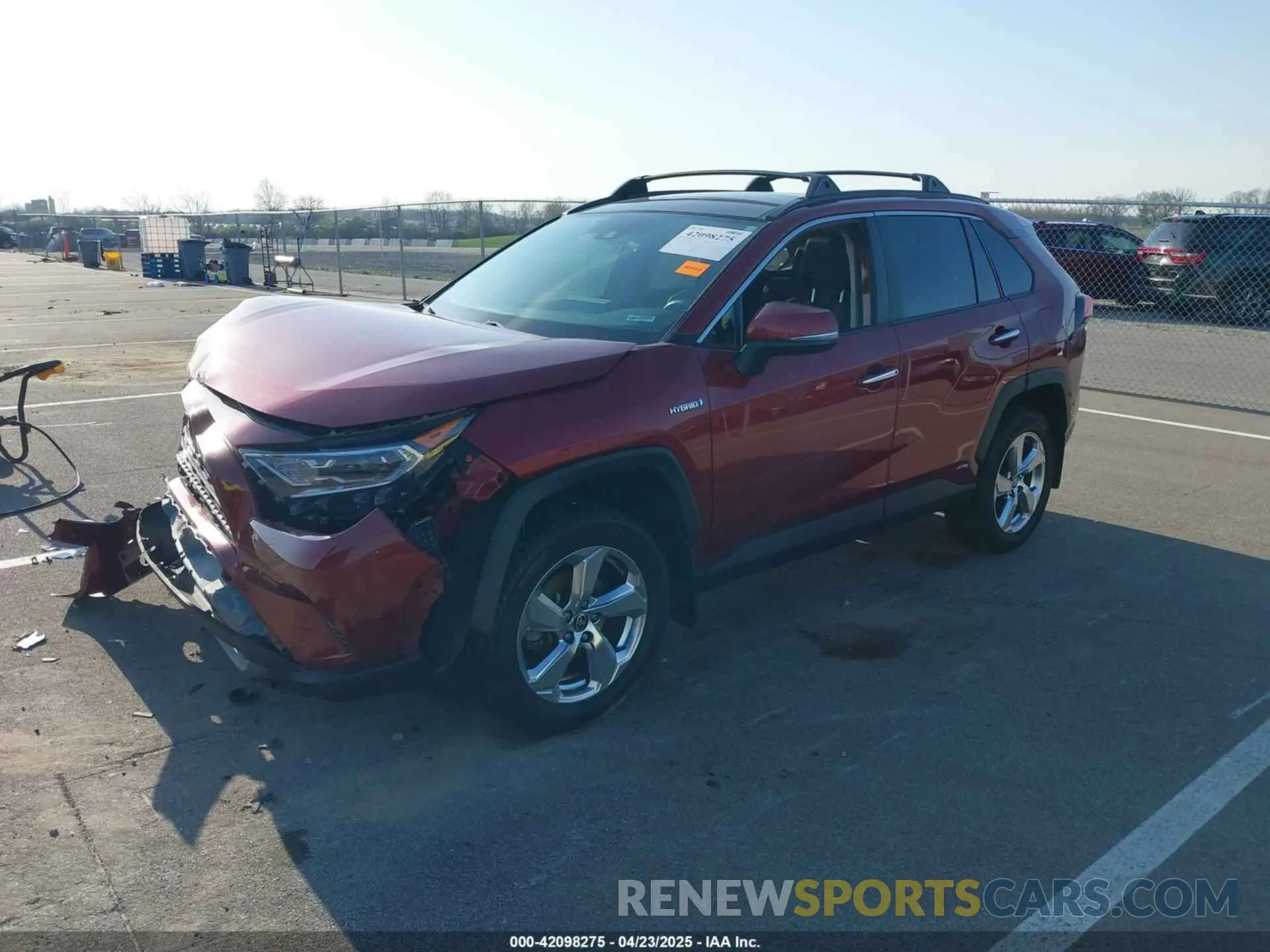 2 Фотография поврежденного автомобиля 4T3D6RFV4MU060016 TOYOTA RAV4 HYBRID 2021