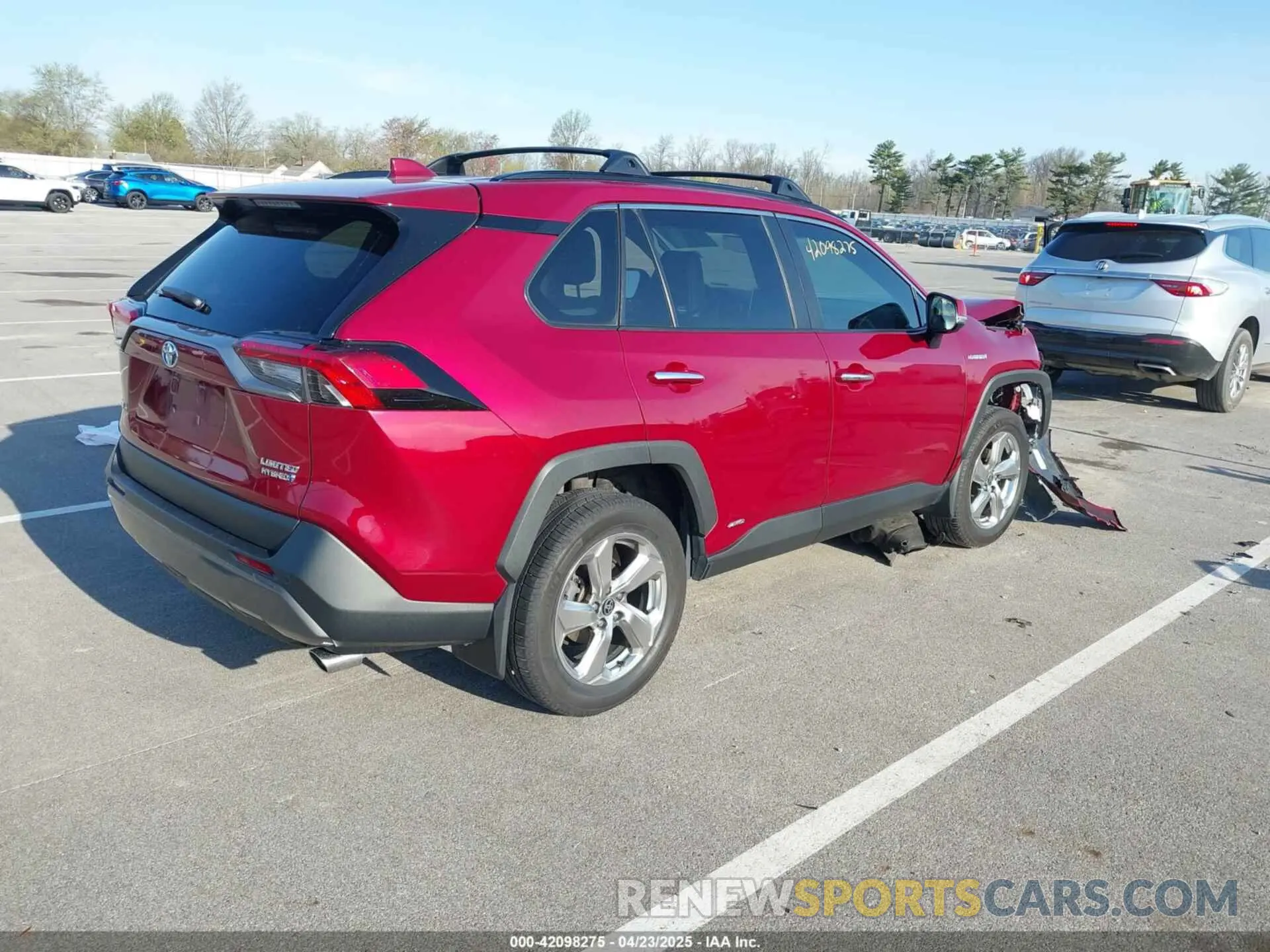 4 Фотография поврежденного автомобиля 4T3D6RFV4MU060016 TOYOTA RAV4 HYBRID 2021