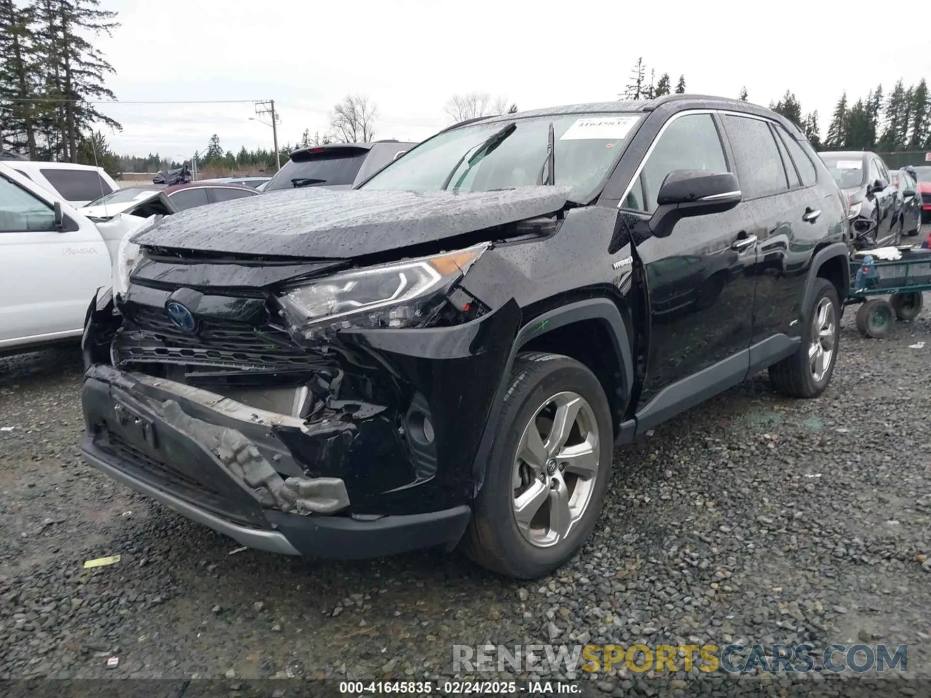 2 Фотография поврежденного автомобиля 4T3D6RFVXMU017302 TOYOTA RAV4 HYBRID 2021