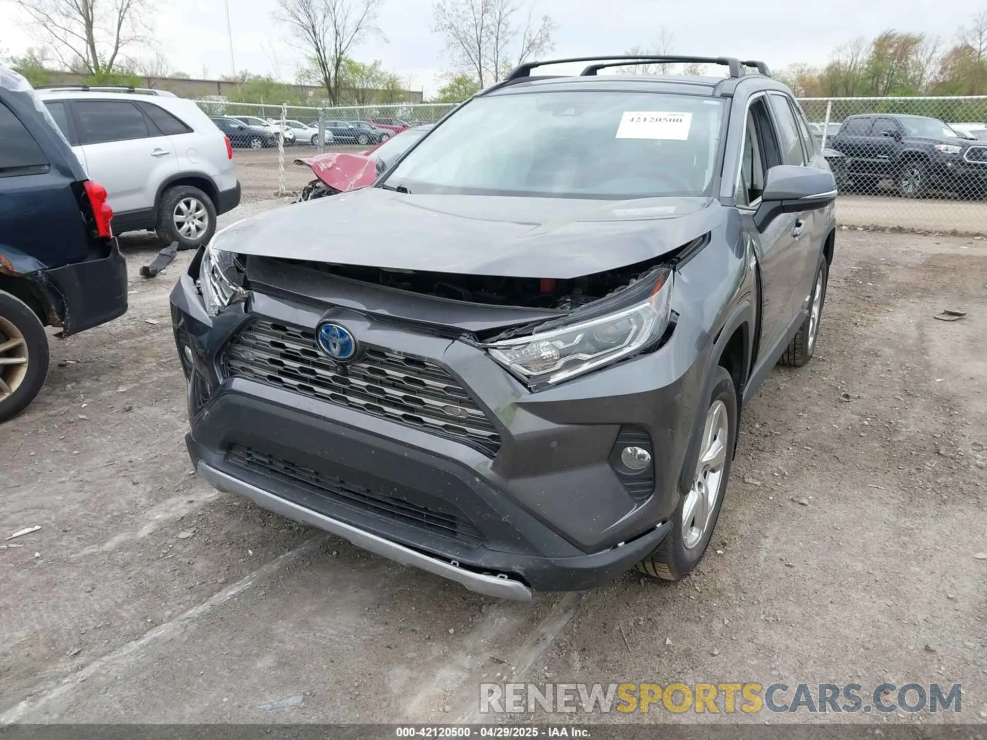 2 Photograph of a damaged car 4T3D6RFVXMU028235 TOYOTA RAV4 HYBRID 2021