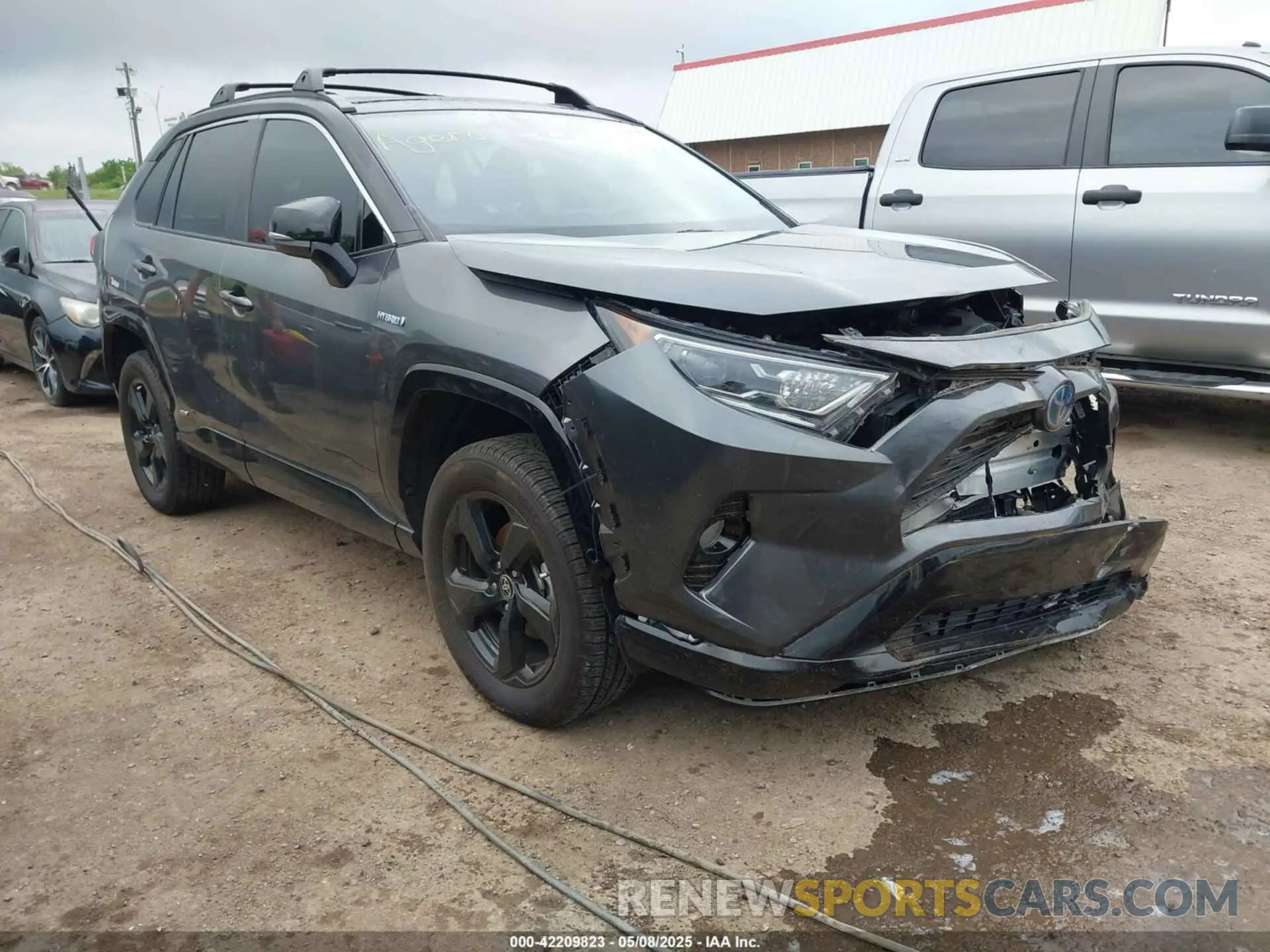 1 Photograph of a damaged car 4T3E6RFV0MU059367 TOYOTA RAV4 HYBRID 2021