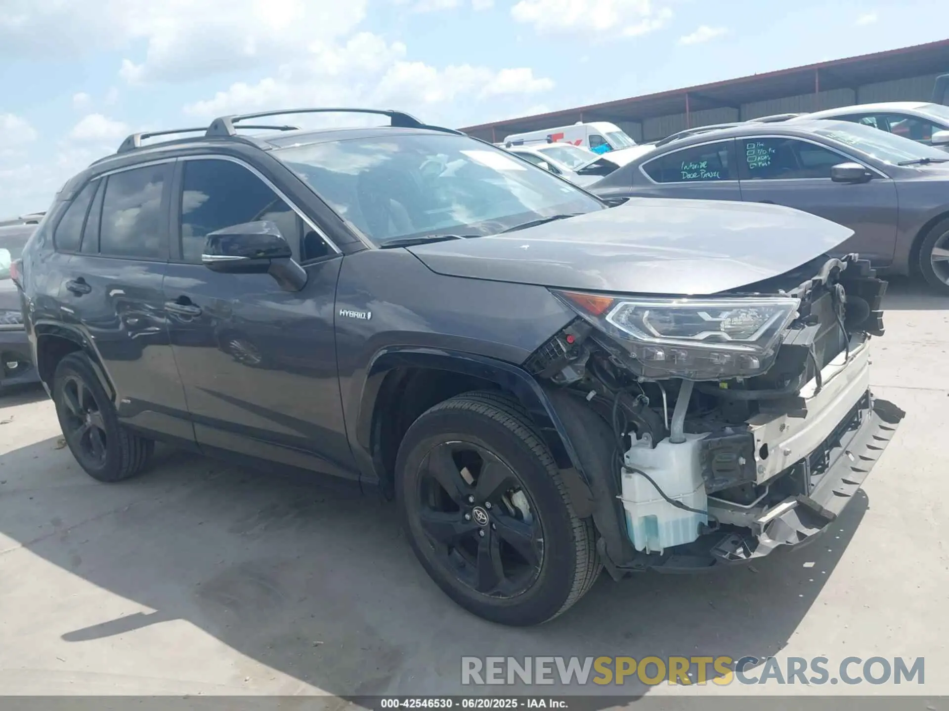 1 Photograph of a damaged car 4T3E6RFV1MU063492 TOYOTA RAV4 HYBRID 2021