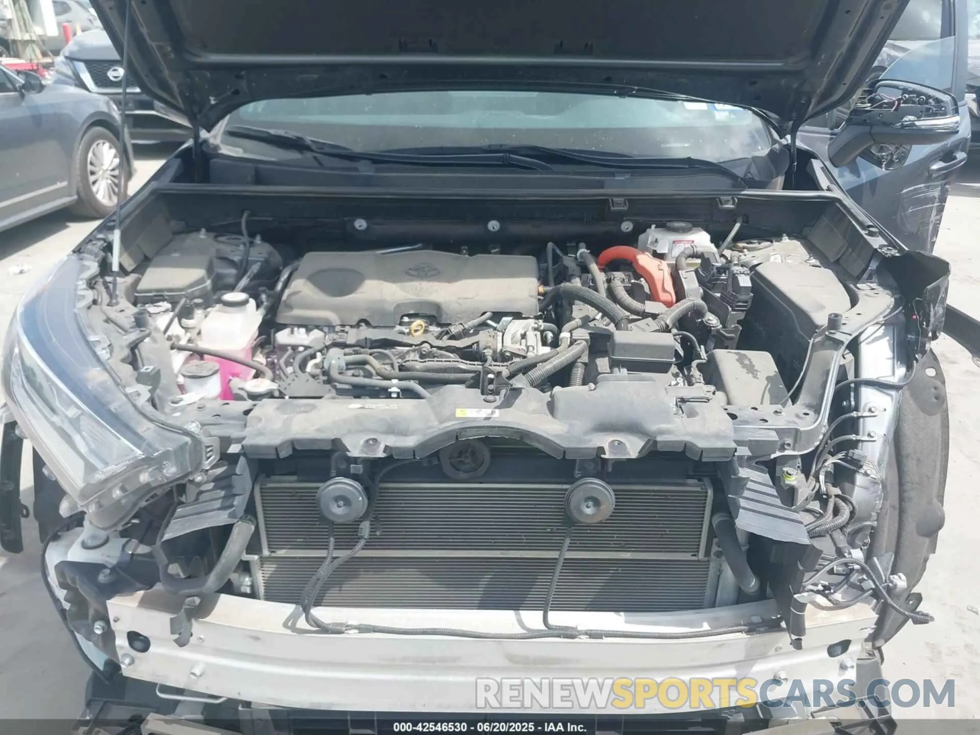 10 Photograph of a damaged car 4T3E6RFV1MU063492 TOYOTA RAV4 HYBRID 2021