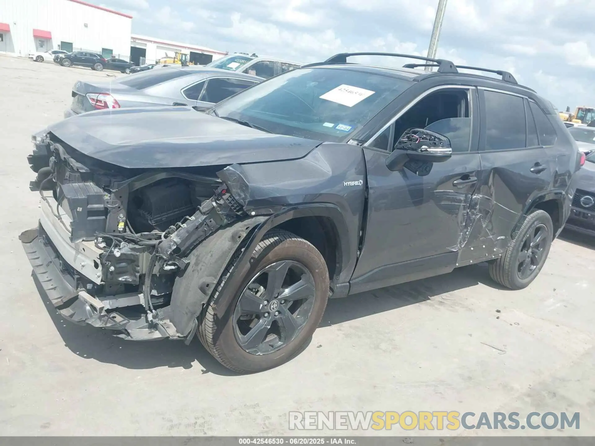 2 Photograph of a damaged car 4T3E6RFV1MU063492 TOYOTA RAV4 HYBRID 2021
